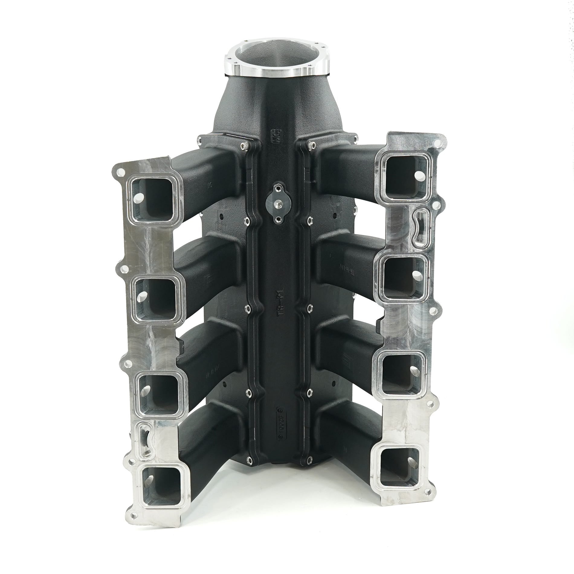 BTR TRINITY INTAKE MANIFOLD - HEMI 6.2 LONG RUNNER - BLACK - SINGLE INJECTOR - TRA-62HEMI-BLK-LL