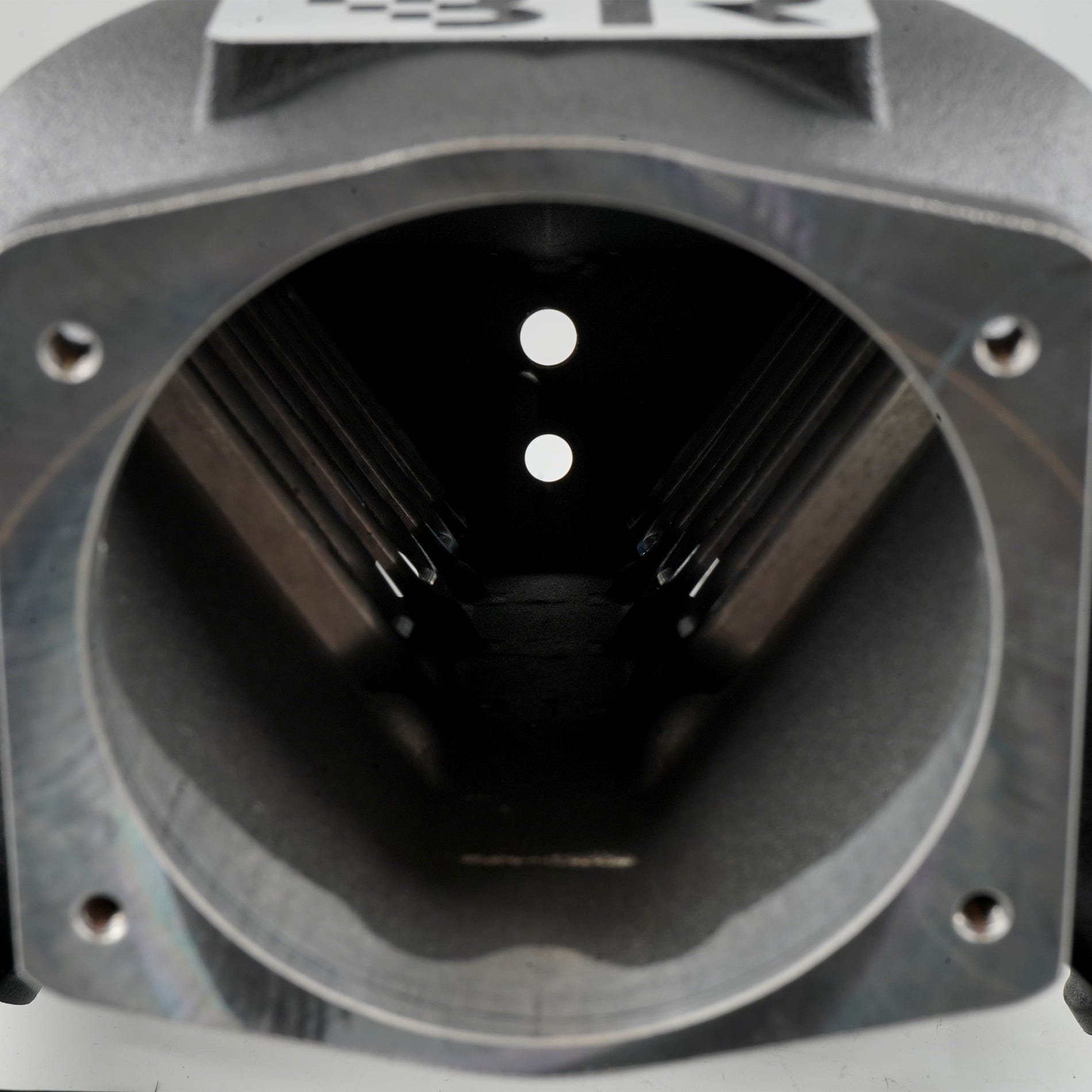 BTR TRINITY MID LENGTH INTAKE MANIFOLD - GEN V LT - BLACK WITH INJECTOR HOLES - TRA-GENV-INJ-BLK-ML