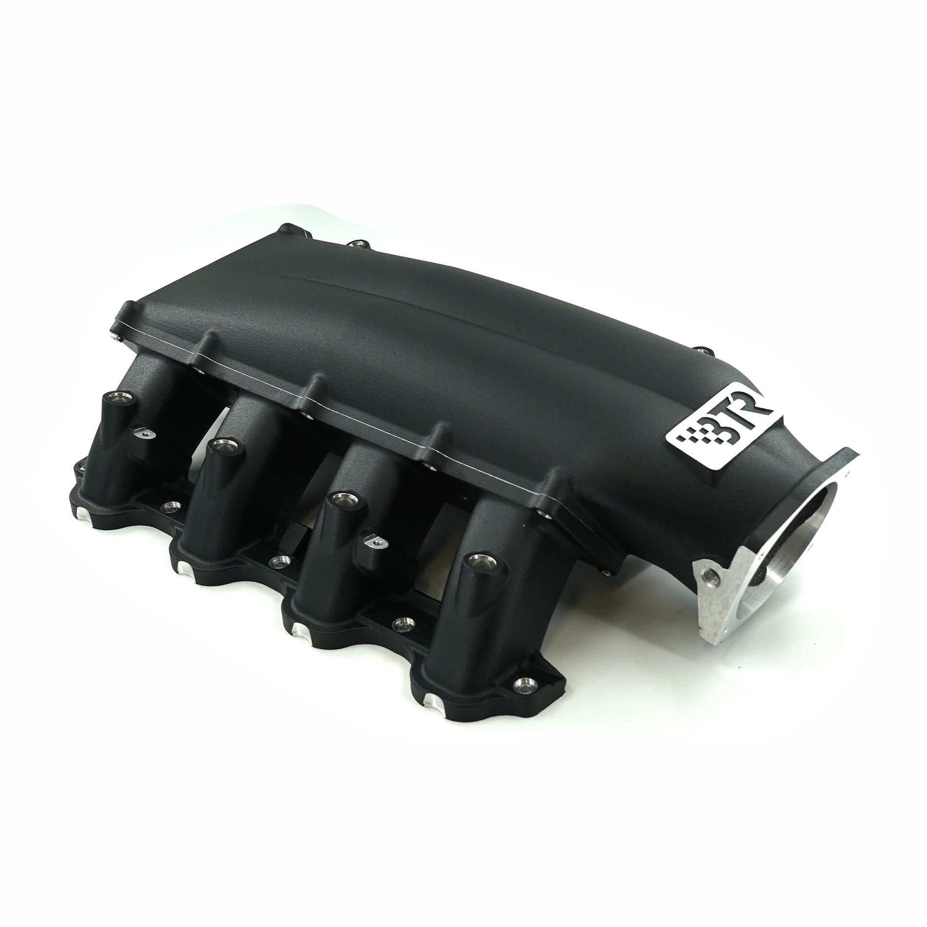 BTR TRINITY INTAKE MANIFOLD - FORD GODZILLA - WITH INJECTOR HOLES - BLACK - TRA-GZ-BLK-INJ