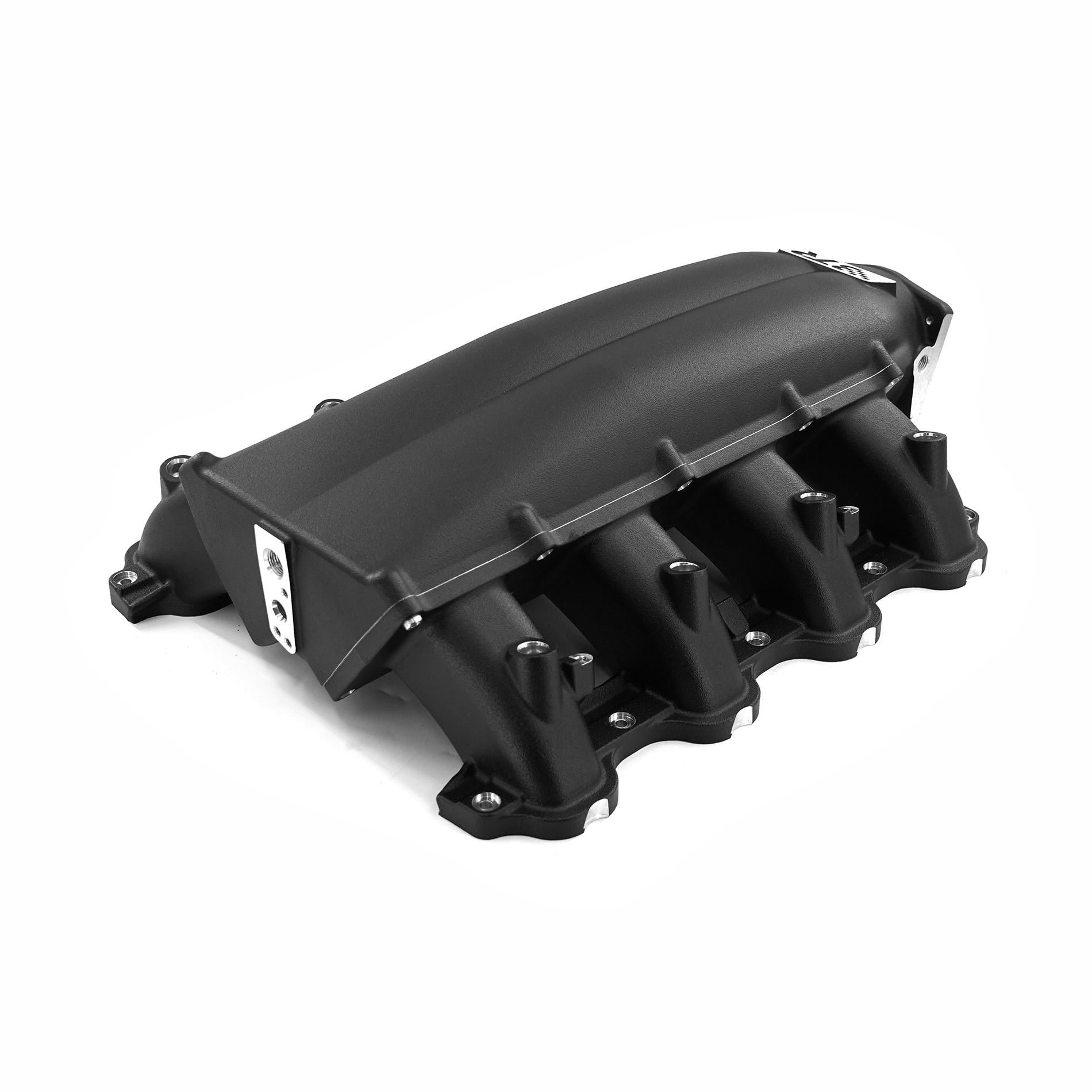 BTR TRINITY INTAKE MANIFOLD - FORD GODZILLA - WITH INJECTOR HOLES - BLACK - TRA-GZ-BLK-INJ