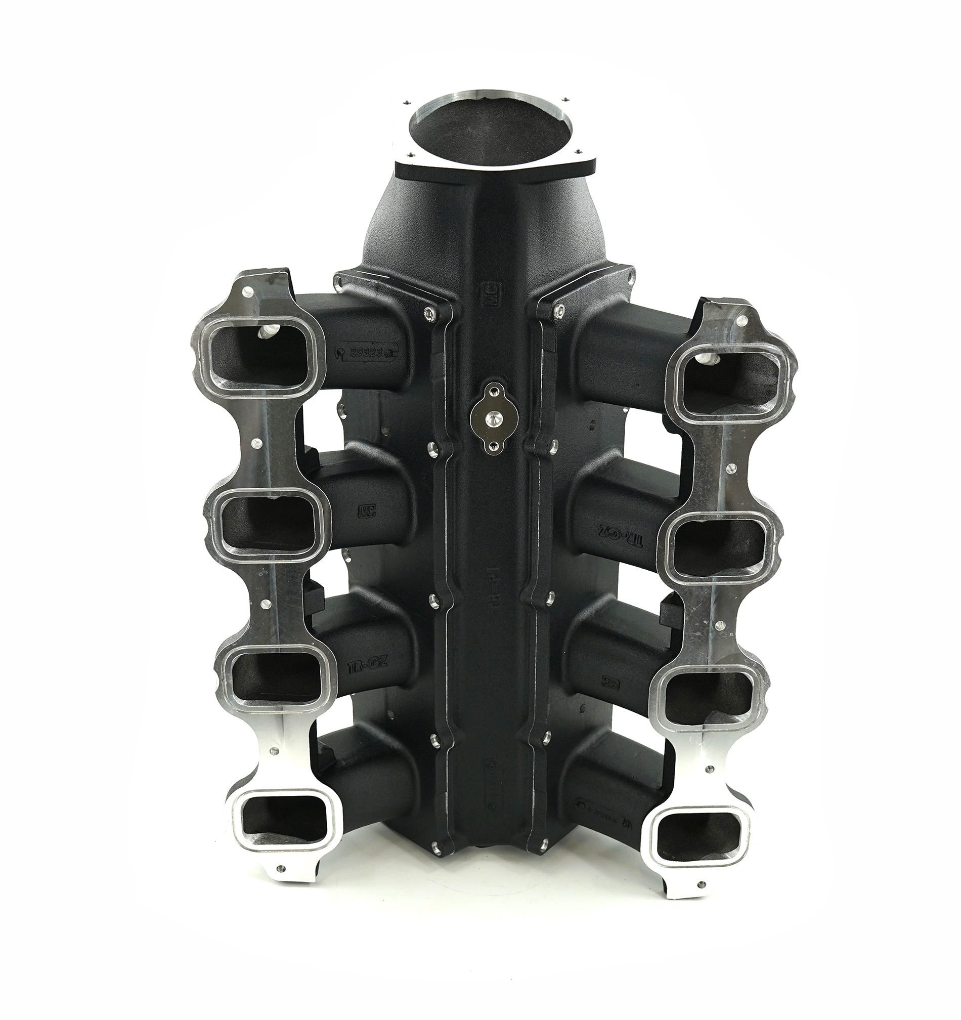 BTR TRINITY INTAKE MANIFOLD - FORD GODZILLA - WITH INJECTOR HOLES - BLACK - TRA-GZ-BLK-INJ