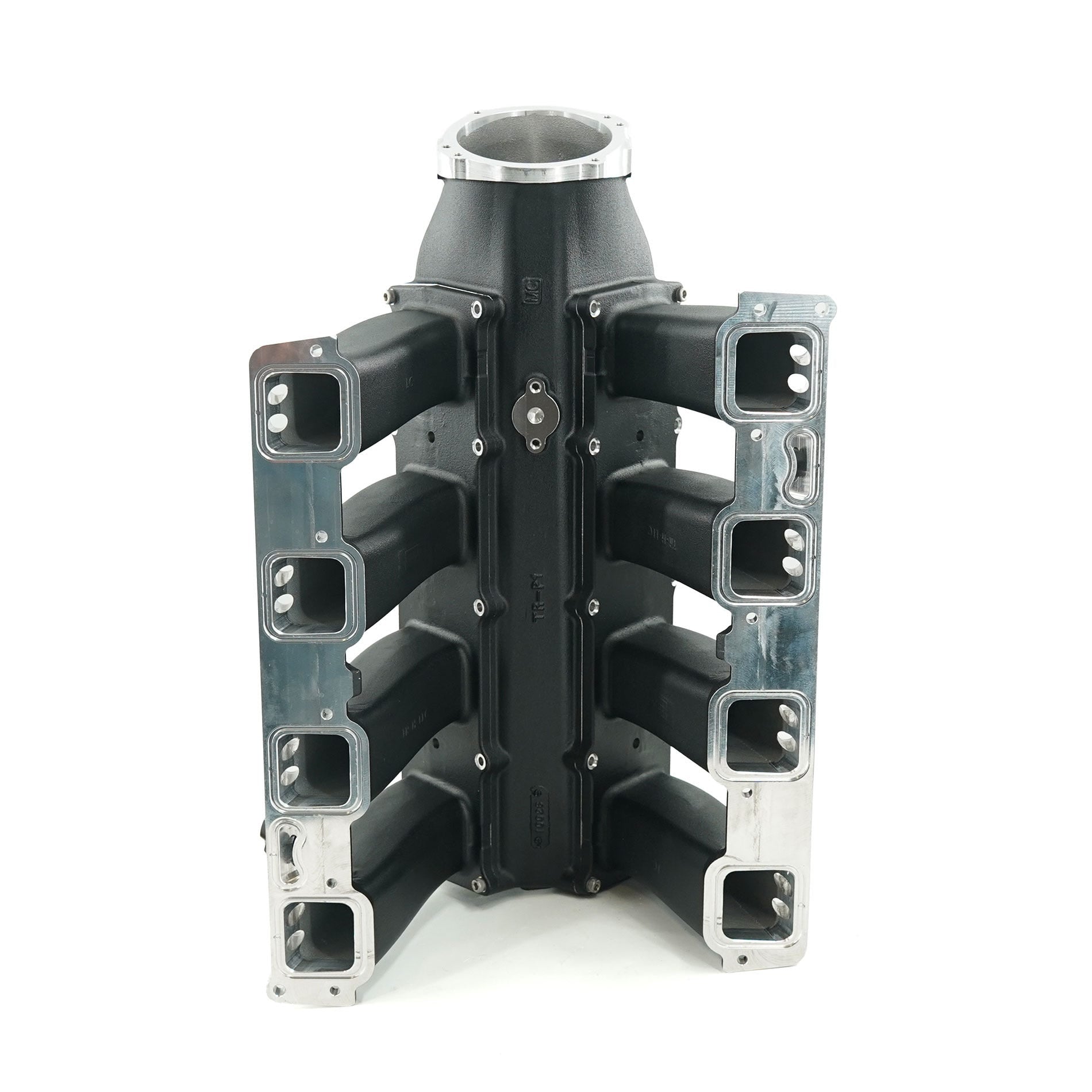 BTR TRINITY INTAKE MANIFOLD - HEMI 5.7/6.4 LONG RUNNER - BLACK - DUAL INJECTOR - TRA-HEMI-BLK-LL-2i