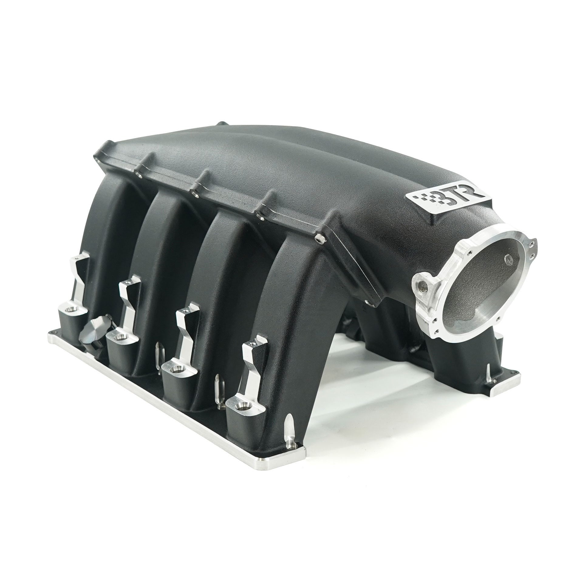 BTR TRINITY INTAKE MANIFOLD - HEMI 5.7/6.4 LONG RUNNER - BLACK - SINGLE INJECTOR - TRA-HEMI-BLK-LL