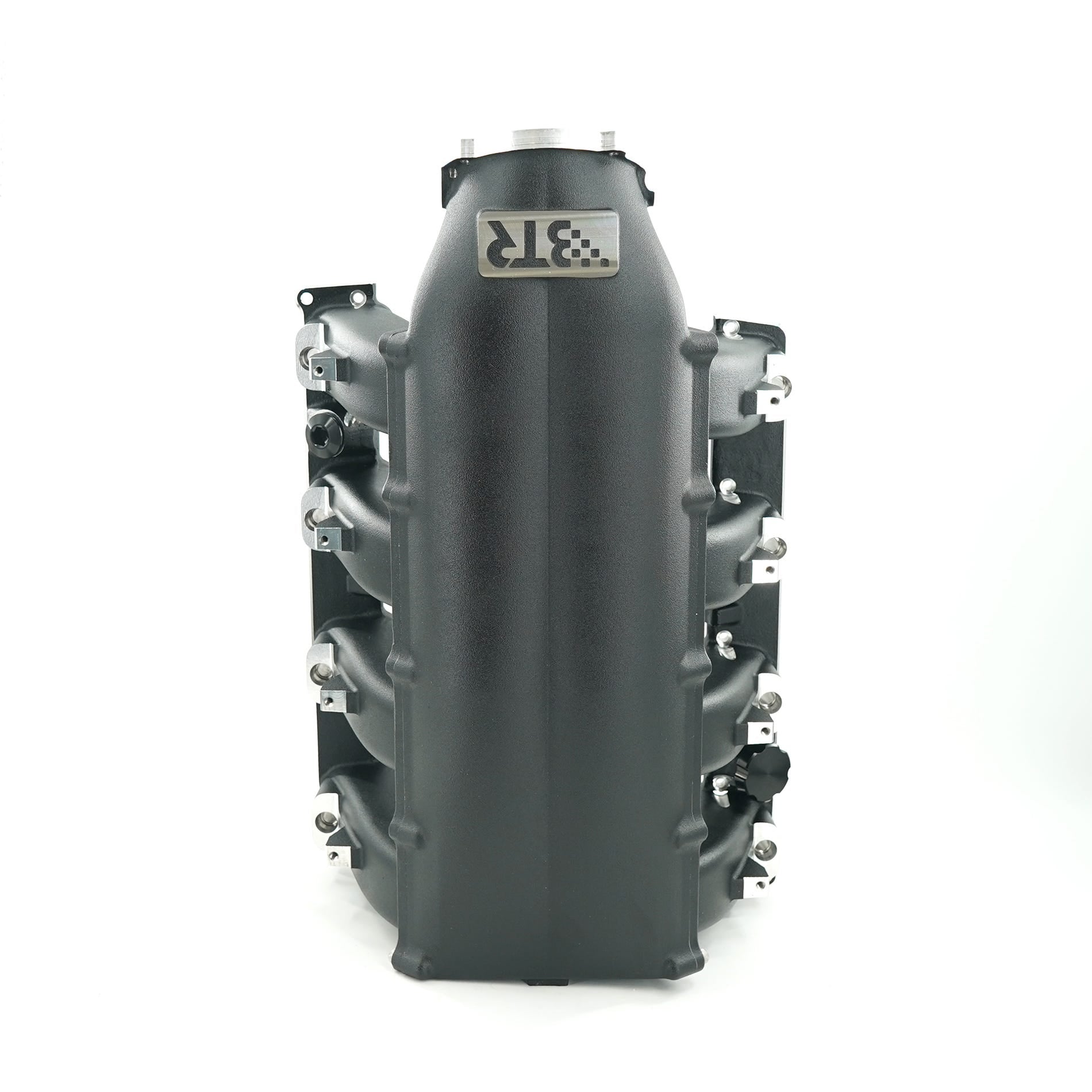 BTR TRINITY INTAKE MANIFOLD - HEMI 5.7/6.4 MID RUNNER - BLACK - SINGLE INJECTOR - TRA-HEMI-BLK-ML