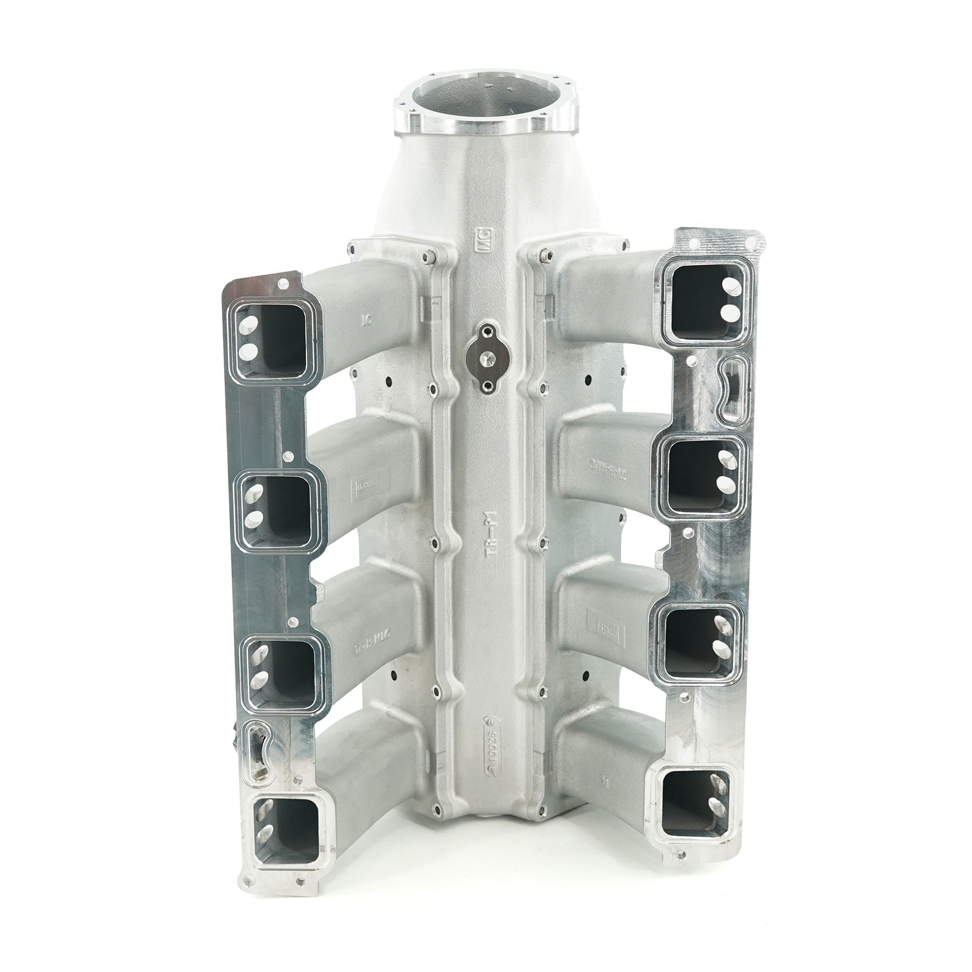 BTR TRINITY INTAKE MANIFOLD - HEMI 5.7/6.4 MID RUNNER - NATURAL - DUAL INJECTOR - TRA-HEMI-ML-2I