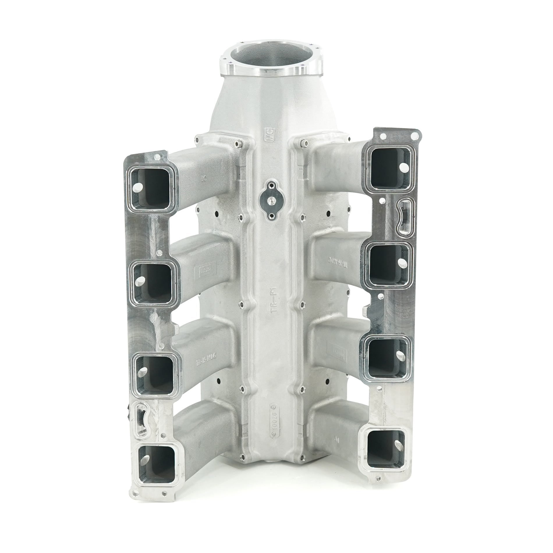 BTR TRINITY INTAKE MANIFOLD - HEMI 5.7/6.4 MID RUNNER - NATURAL - SINGLE INJECTOR - TRA-HEMI-ML