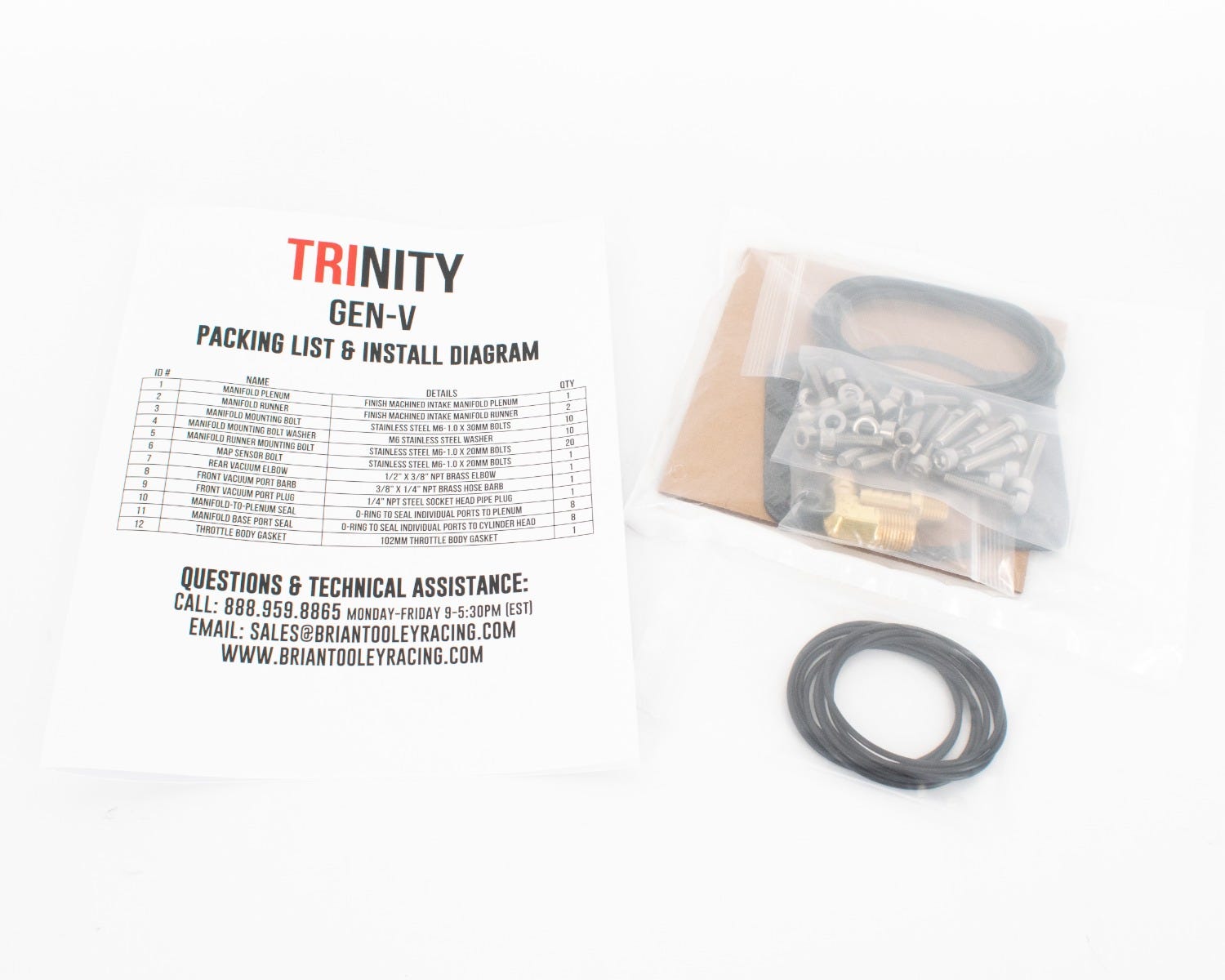 BTR TRINITY INTAKE MANIFOLD - GEN V LT4 WITH INJECTOR HOLES - NATURAL - TRA-LT4