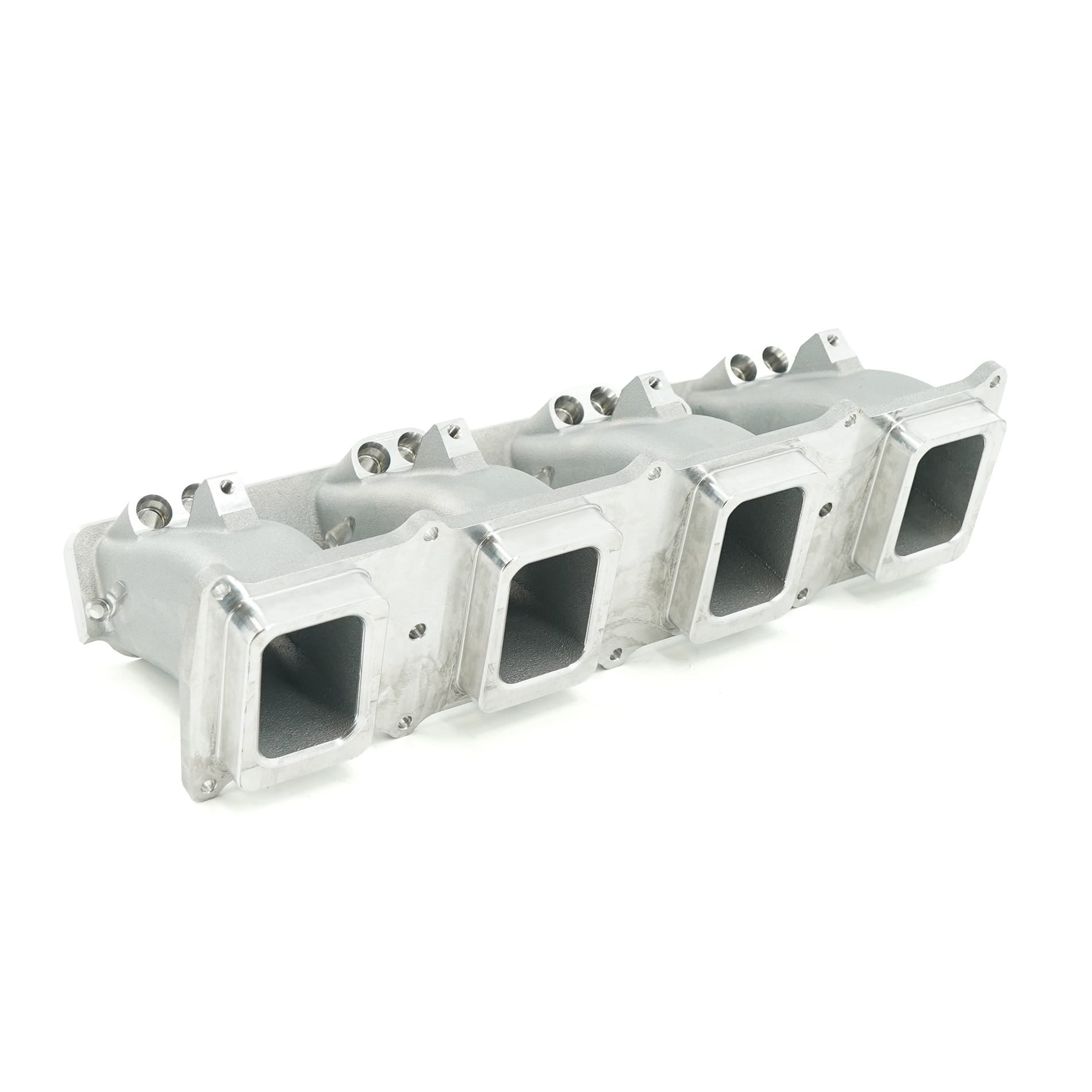 BTR TRINITY HEMI INTAKE RUNNER - MID RUNNER - NATURAL - 5.7/6.4 - DUAL INJECTOR - TRR-HEMI-ML-2I