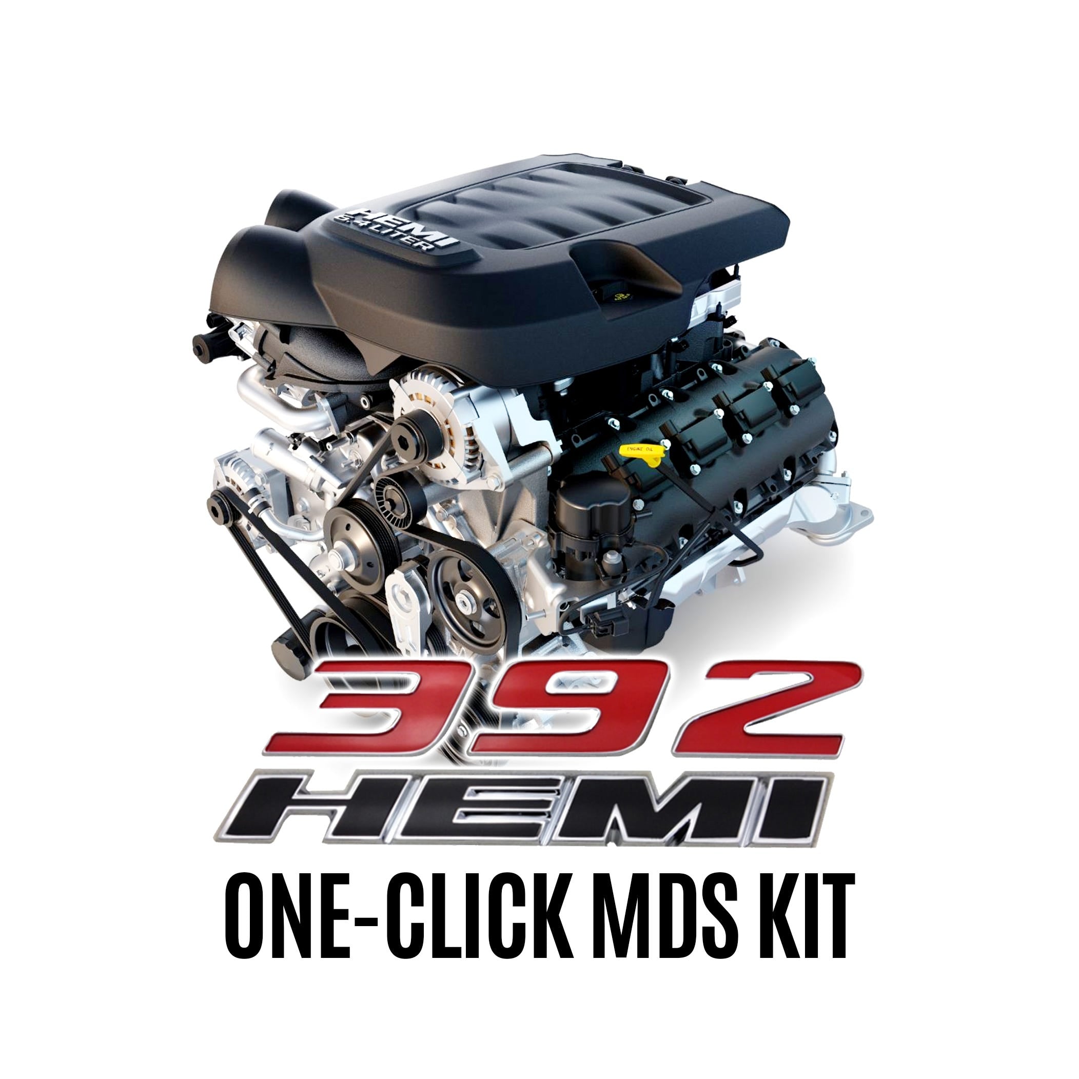 BTR ONE CLICK KIT - GEN III HEMI STOCK CAM AND MDS CONVERSION KIT FOR 6.4 RAM TRUCK