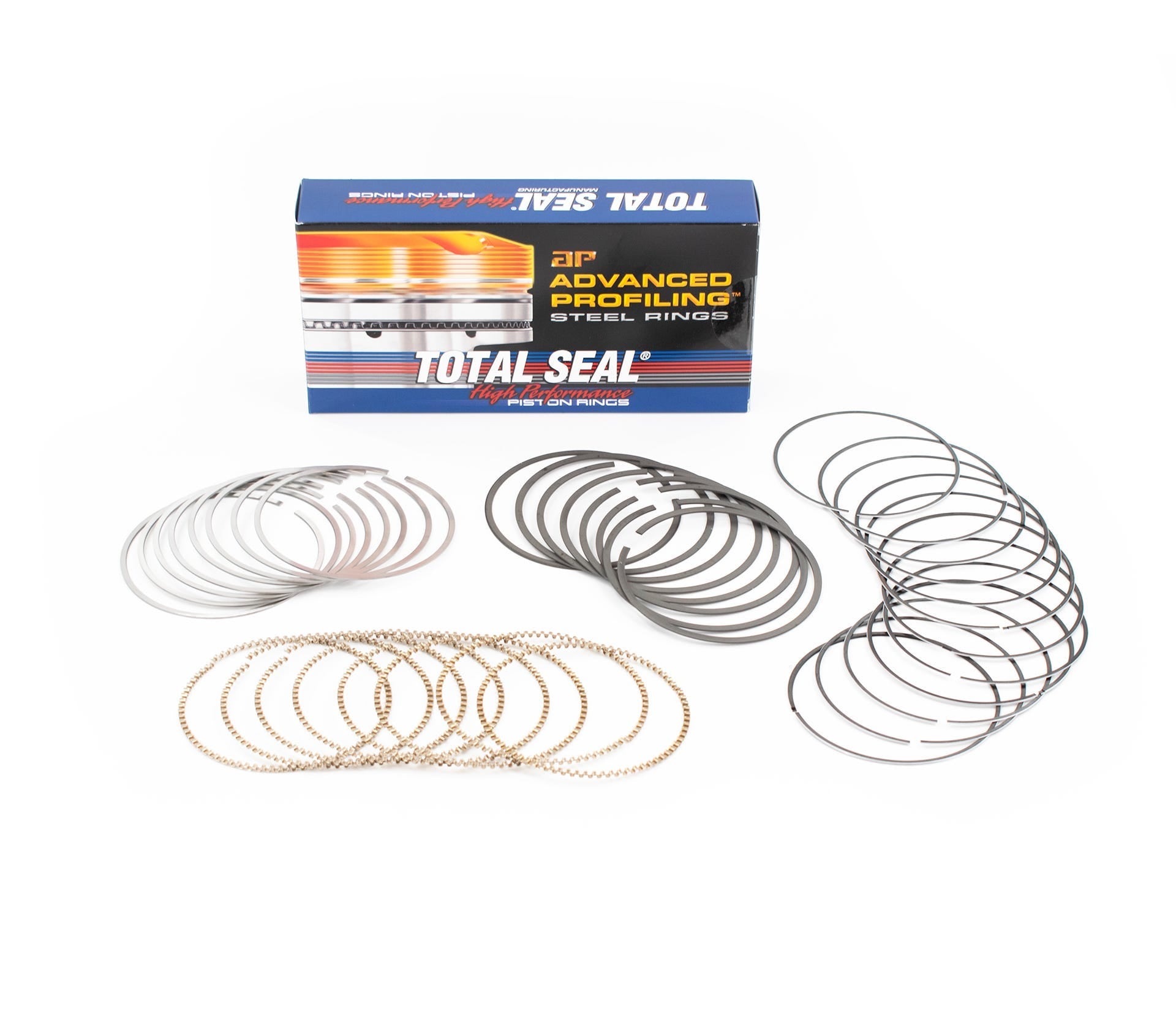 BTR TOTAL SEAL PISTON RING SET - 4.070" BORE - BTR-TS4070-8