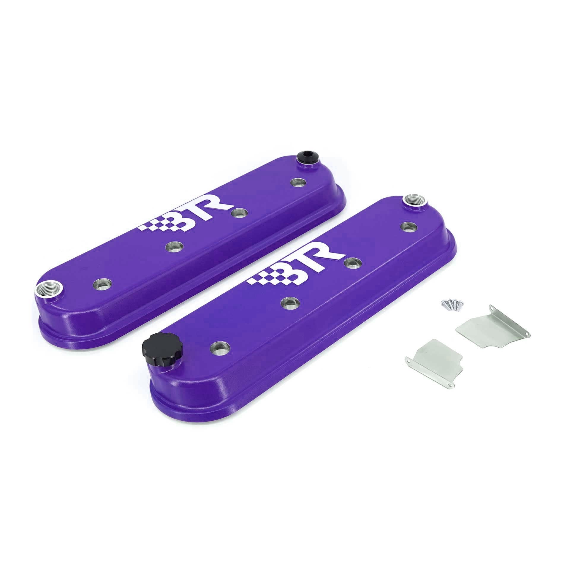 BTR VALVE COVER SET - PURPLE WITHOUT COIL MOUNTS - VCA-02-PURP
