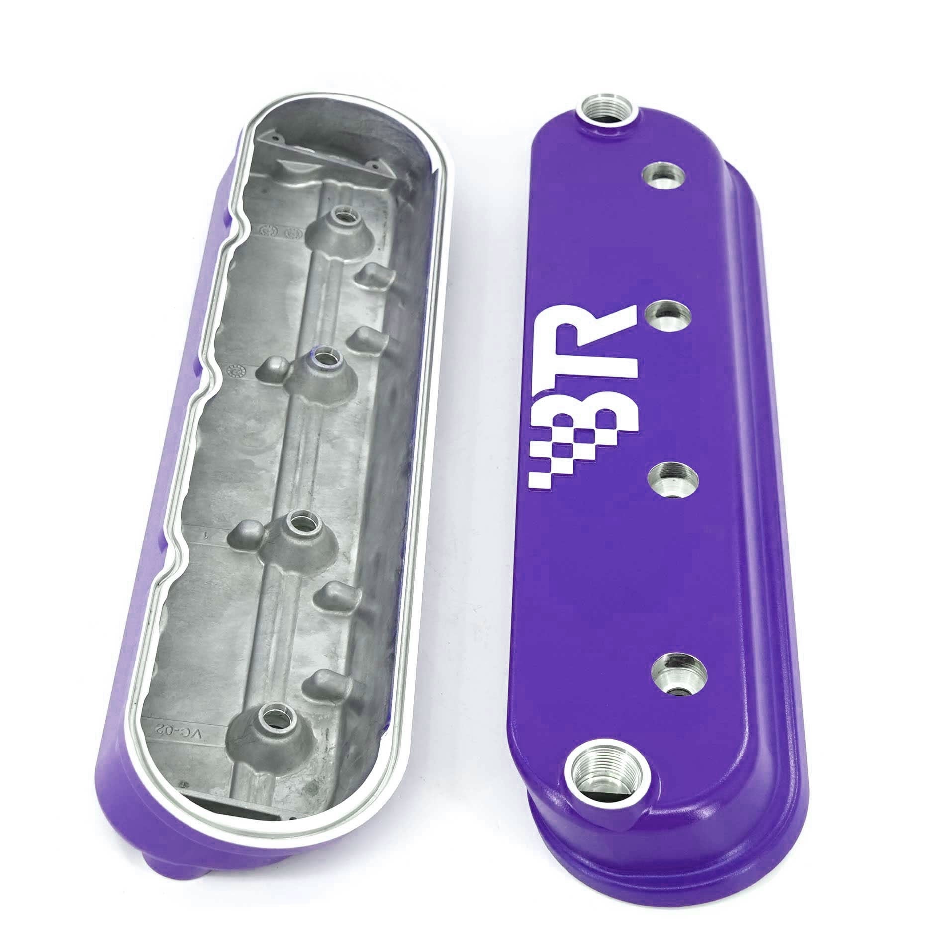 BTR VALVE COVER SET - PURPLE WITHOUT COIL MOUNTS - VCA-02-PURP