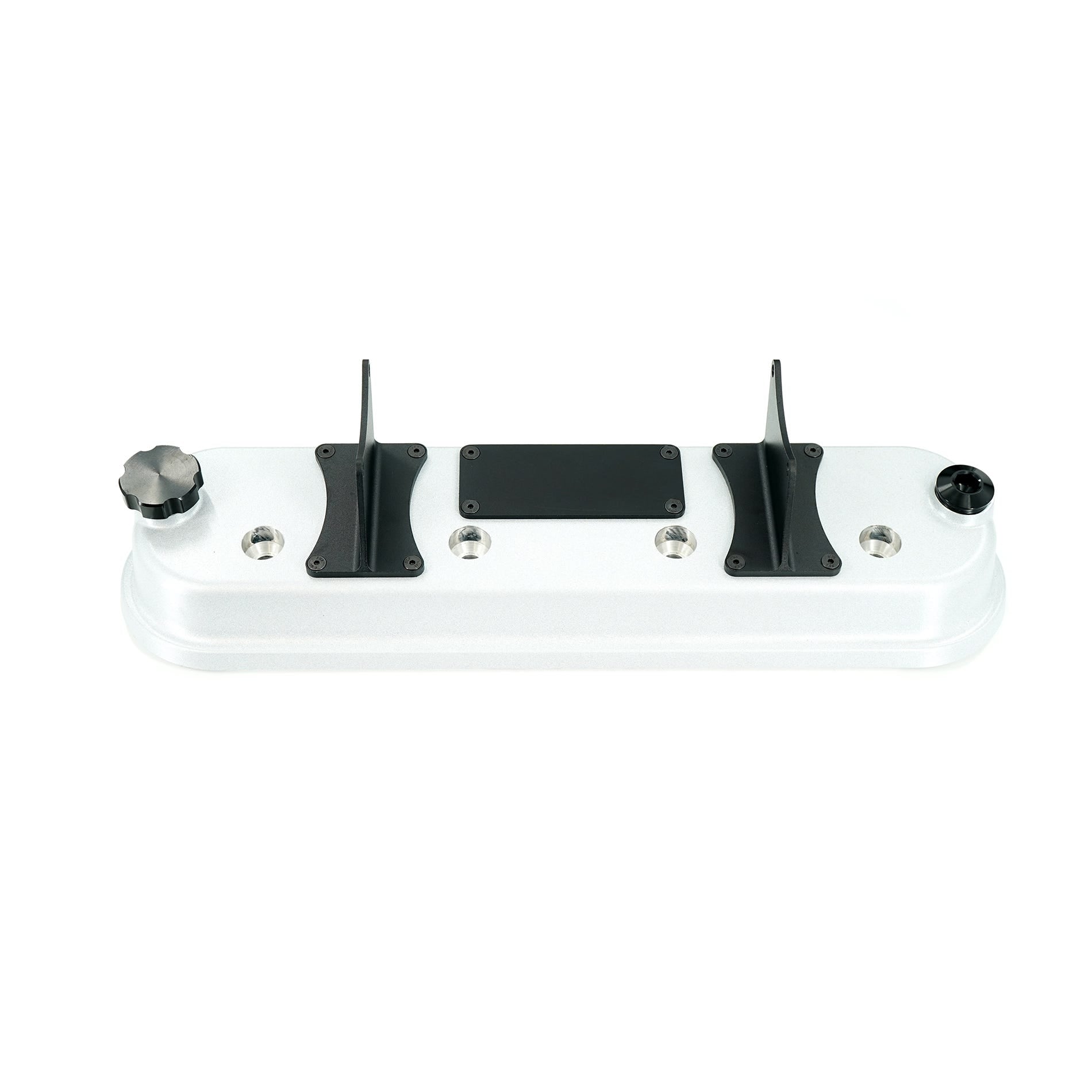 BTR DIE CAST VANITY VALVE COVER SET - SILVER WITH COIL MOUNTS - VCA-03-SLVR-CM-VP