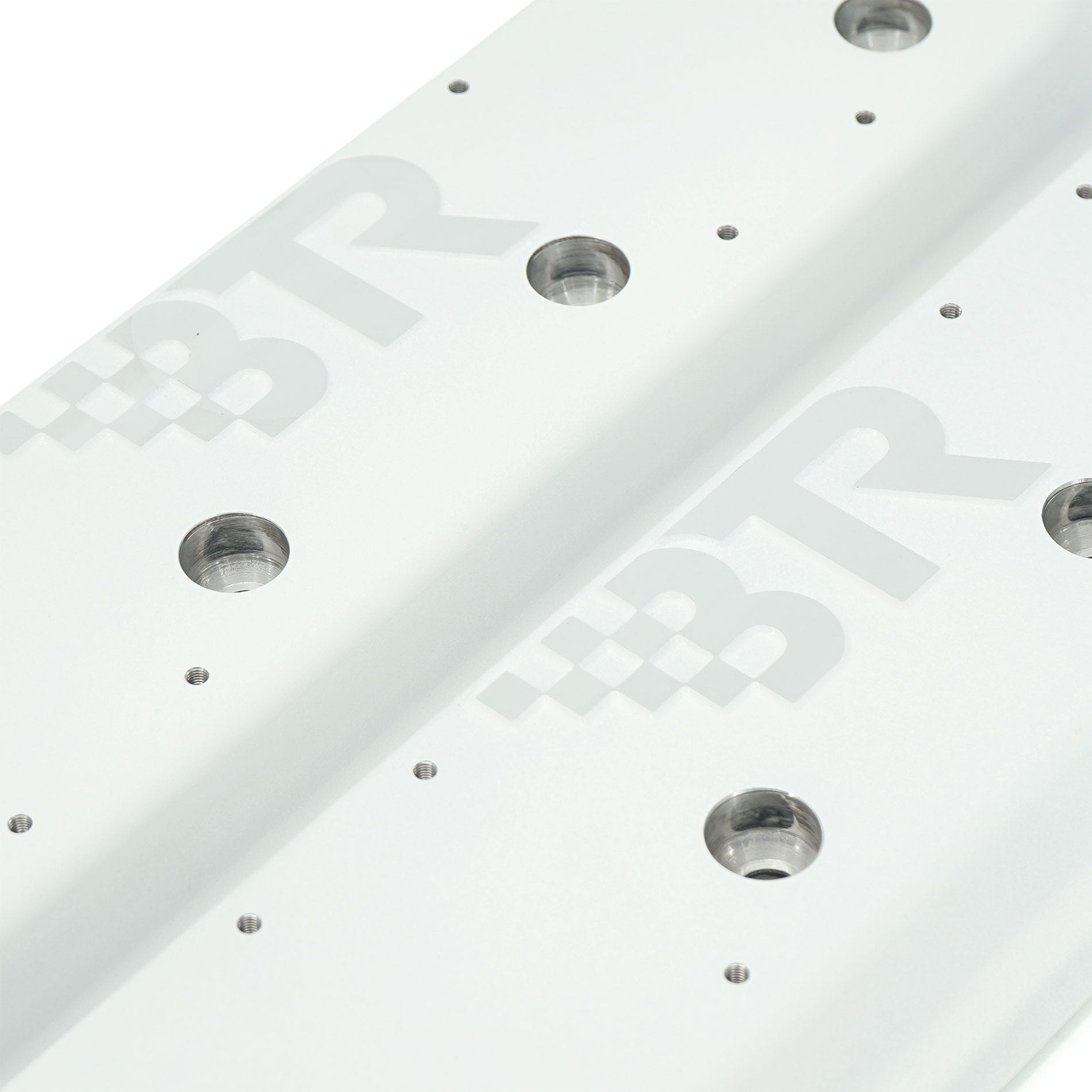 BTR DIE CAST VALVE COVER SET - WHITE WITH COIL MOUNTS - VCA-02-WHT-CM