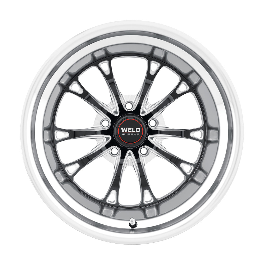 17x11 Belmont Drag 5x115 ET06 BS6.25 Gloss BLK MIL DIA 78.1
