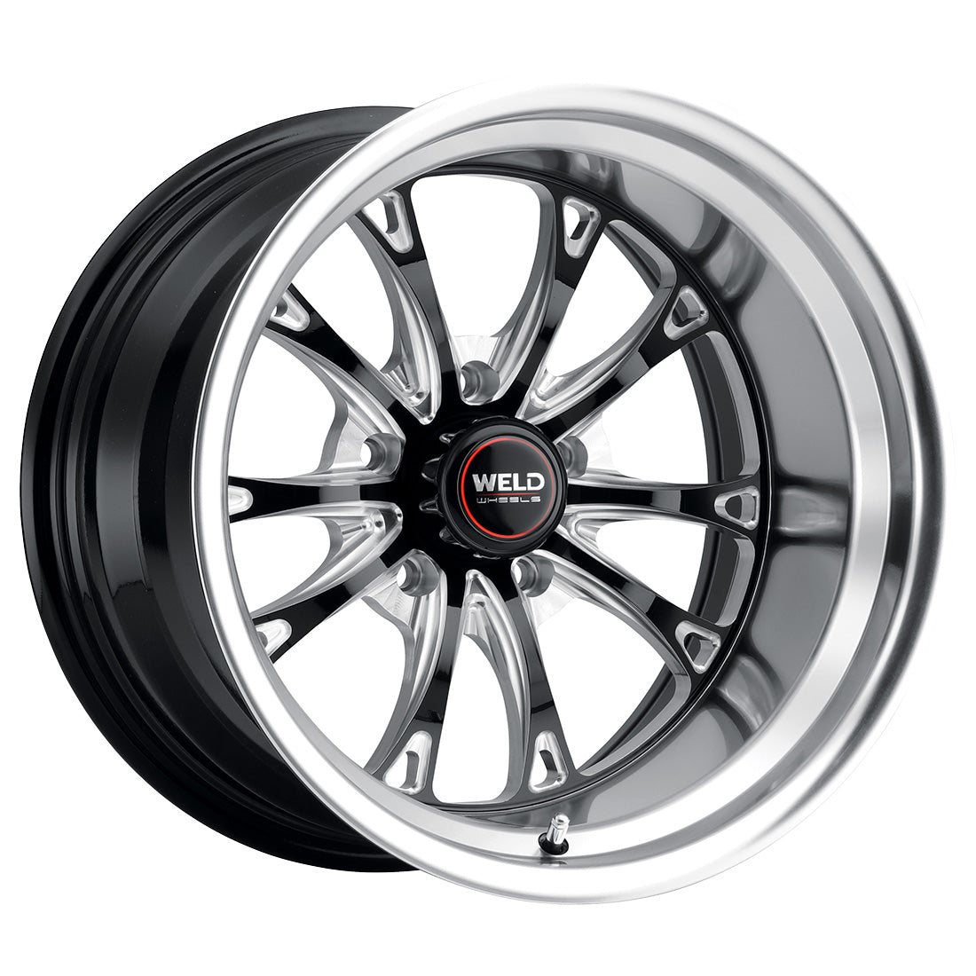 17x11 Belmont Drag 5x115 ET06 BS6.25 Gloss BLK MIL DIA 78.1
