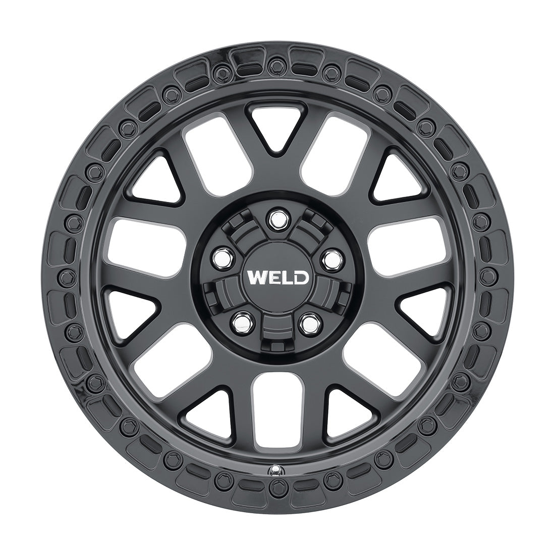 17x8.5 Cinch 5x108 5x114.3 ET38 BS6.25 Satin BLK / Gloss BLK 72.56