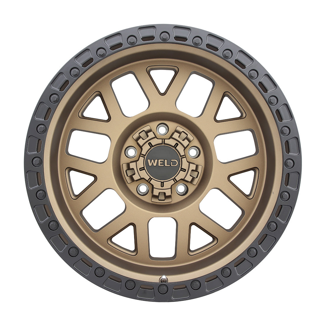 20x10 Cinch 5x127 5x139.7 ET-18 BS4.75 Satin BRZ / Satin BLK 87.1