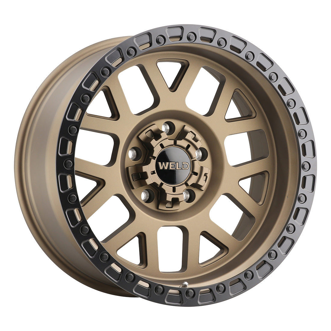 20x10 Cinch 5x127 5x139.7 ET-18 BS4.75 Satin BRZ / Satin BLK 87.1