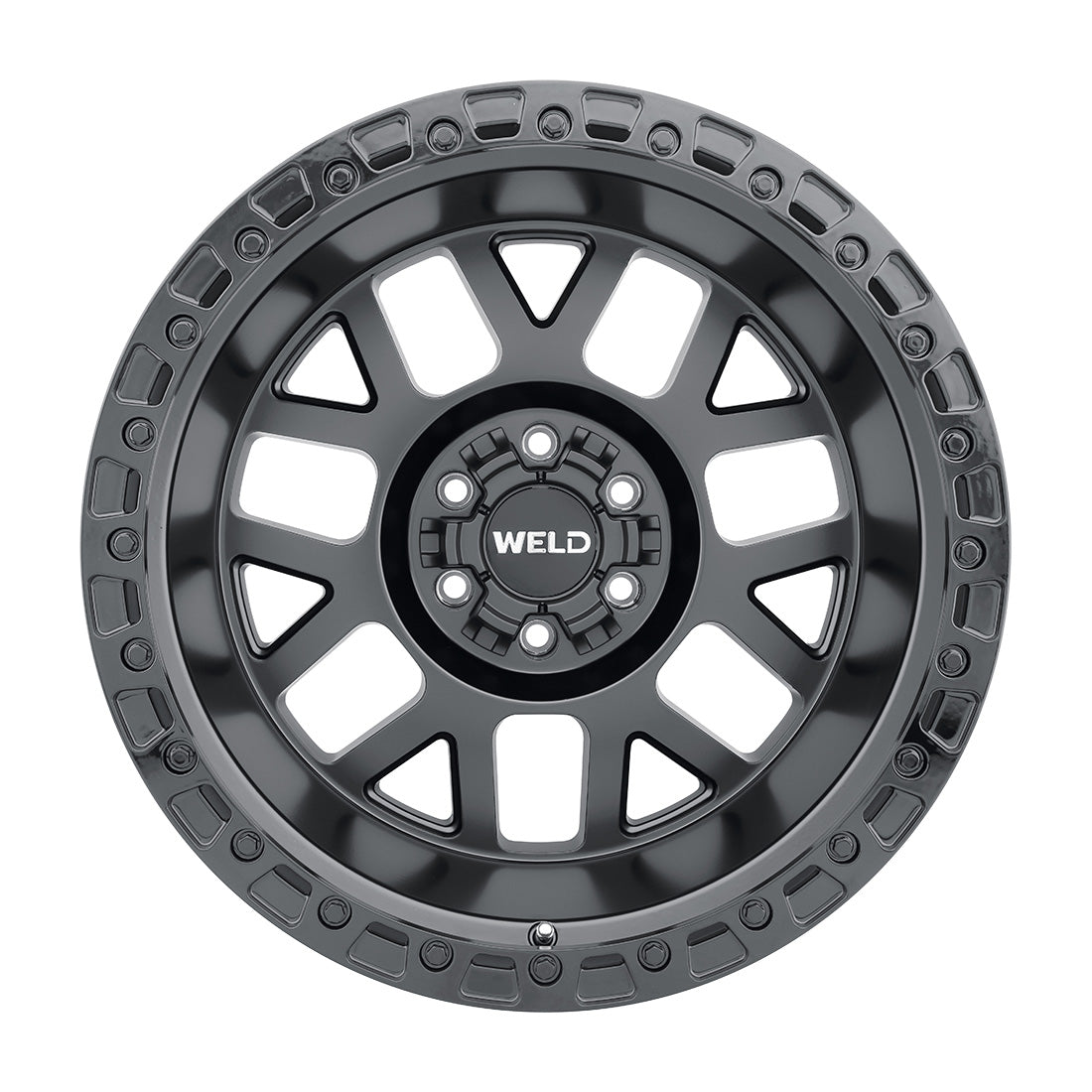 20x9 Cinch 6x135 6x139.7 ET00 BS5.00 Satin BLK / Gloss BLK 106.1