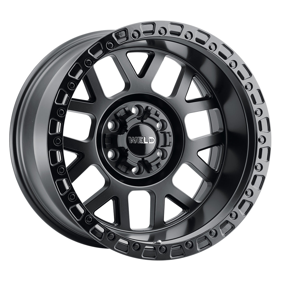 20x9 Cinch 6x135 6x139.7 ET00 BS5.00 Satin BLK / Gloss BLK 106.1