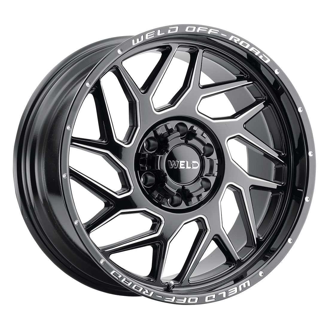 20x12 Fulcrum 6x135 6x139.7 ET-44 BS4.75 Gloss BLK MIL 106.1