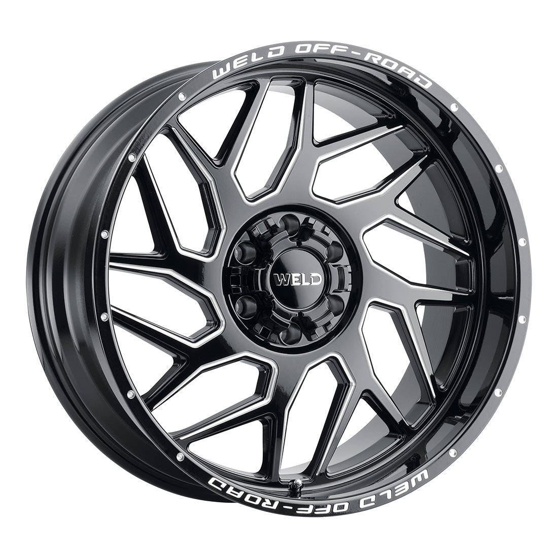 22x12 Fulcrum 6x135 6x139.7 ET-44 BS4.75 Gloss BLK MIL 106.1