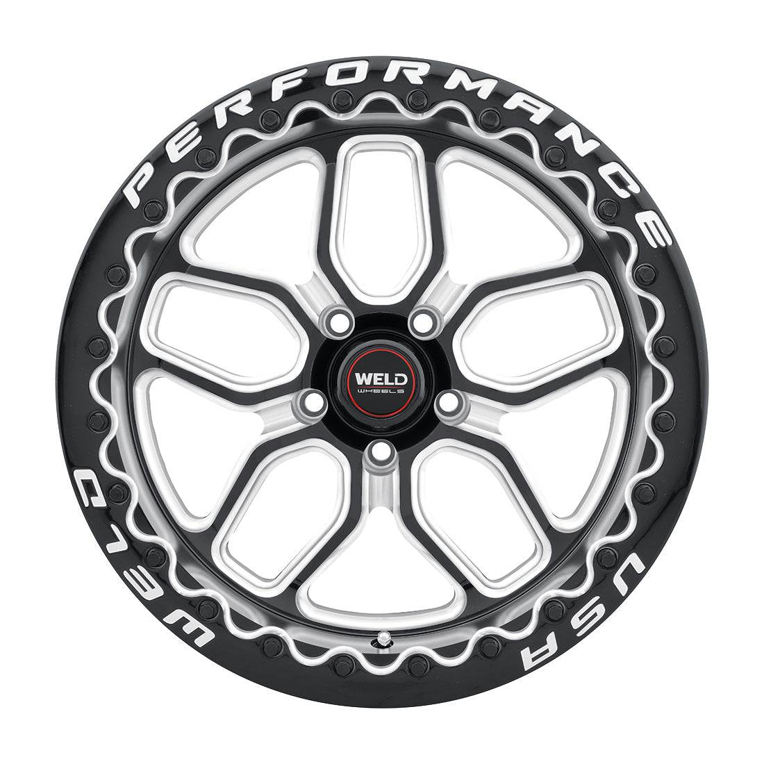 17x10 Laguna Bead Lock 5x115 ET30 BS6.70 Gloss BLK MIL DIA 78.1