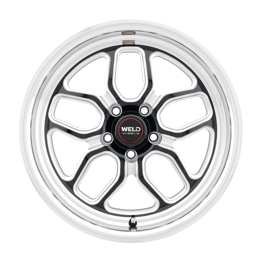 17x8 Laguna 5x120.65 ET00 BS4.50 Gloss BLK MIL DIA 78.1