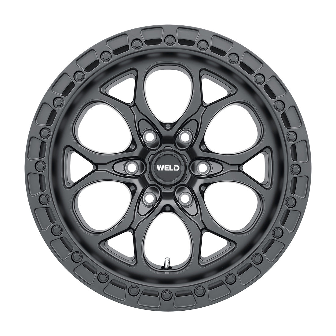 18x9 LedgeSix 6x135  ET20 BS5.75 Satin BLK / BLK Ring 87.1
