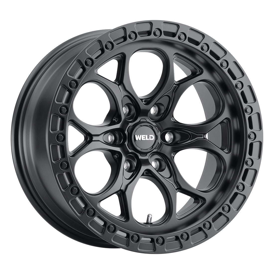 20x9 LedgeSix 6x135  ET20 BS5.75 Satin BLK / BLK Ring 87.1