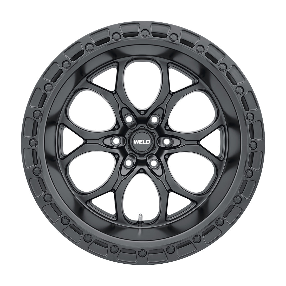 20x10 LedgeSix 6x139.7  ET13 BS6.00 Satin BLK / BLK Ring 106.1