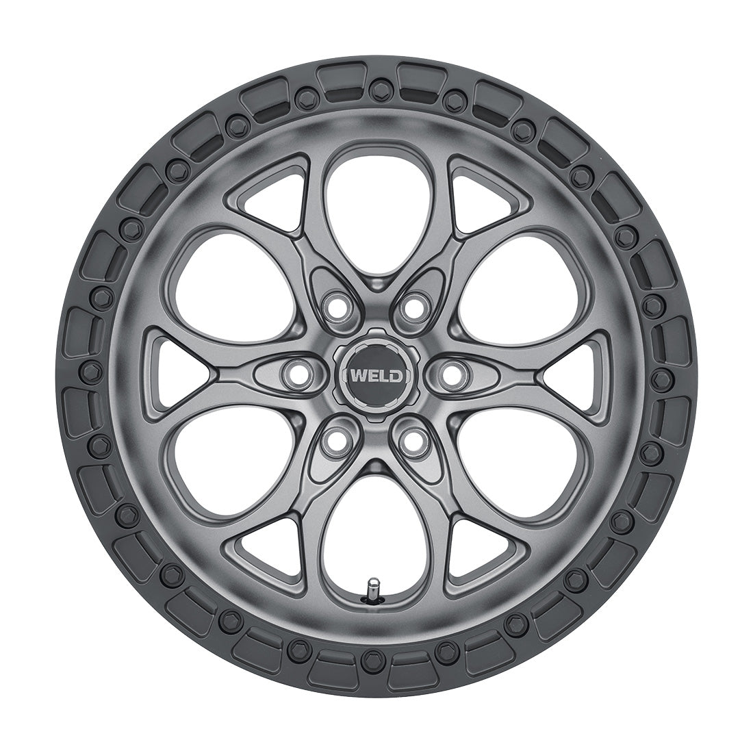 20x10 LedgeSix 6x135  ET13 BS6.00 Satin GUN / BLK Ring 87.1