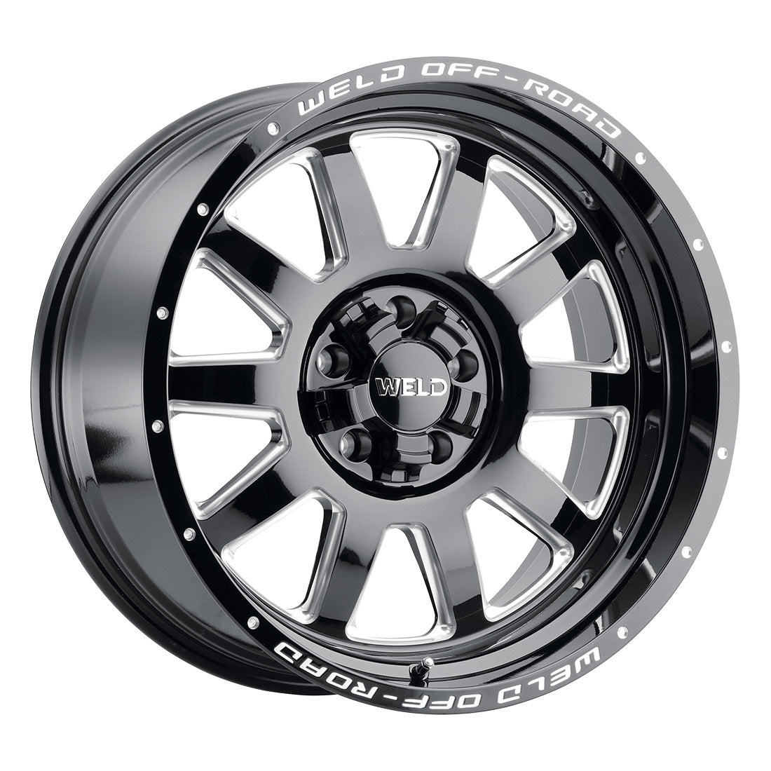 20x10 Stealth 5x139.7 5x150 ET-18 BS4.75 Gloss BLK MIL 110.2
