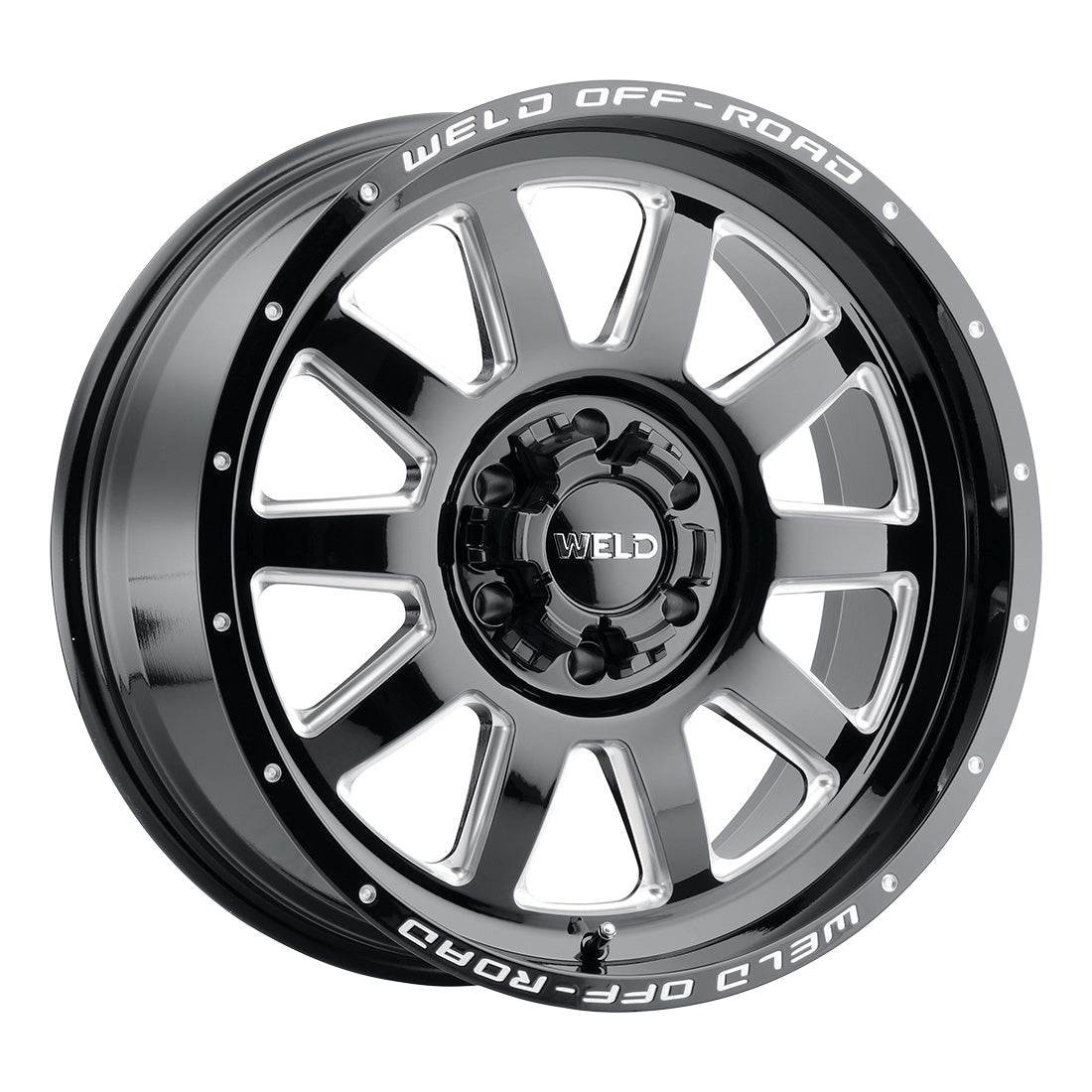 20x12 Stealth 6x135 6x139.7 ET-44 BS4.75 Gloss BLK MIL 106.1