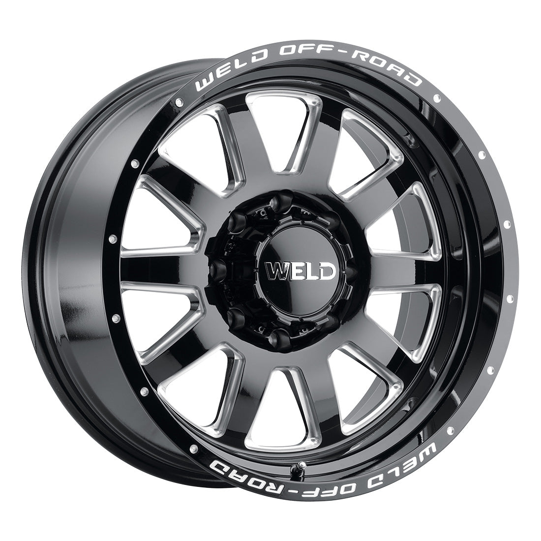 20x9.0 Stealth 8x170  ET00 BS5.00 Gloss BLK MIL 125.1