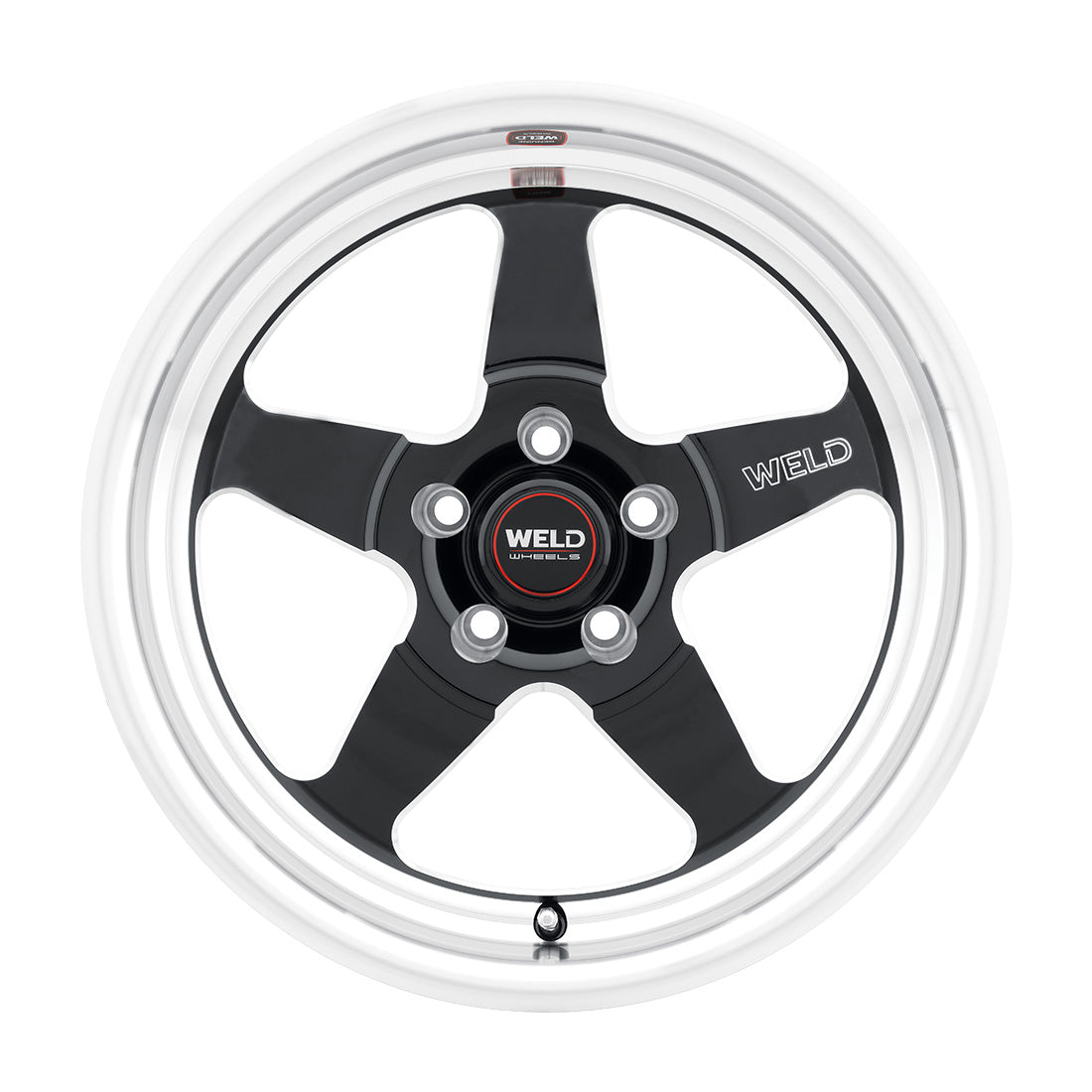 17x5 Ventura Drag 5x120.65 ET-26 BS2.00 Gloss BLK MIL DIA 78.1