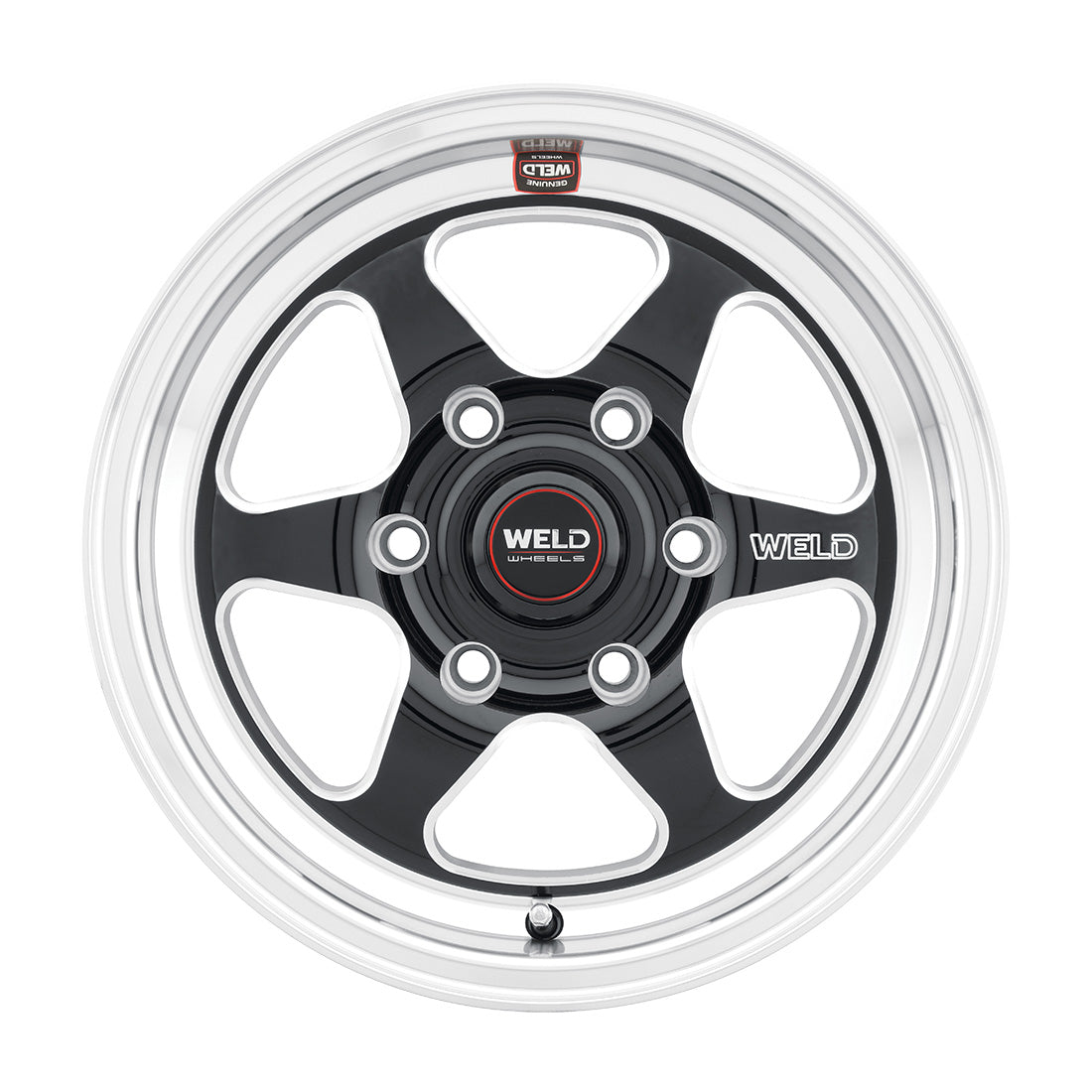 15x10 Ventura Six Drag 6x139.7 ET38 BS7.00 Gloss BLK MIL DIA 106.1