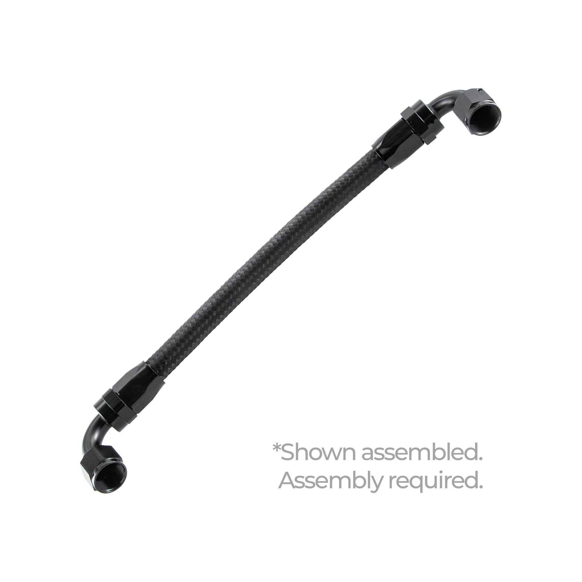 BTR -8AN TRINITY/EQUALIZER FUEL RAIL CROSSOVER HOSE KIT - ALCOHOL/E85