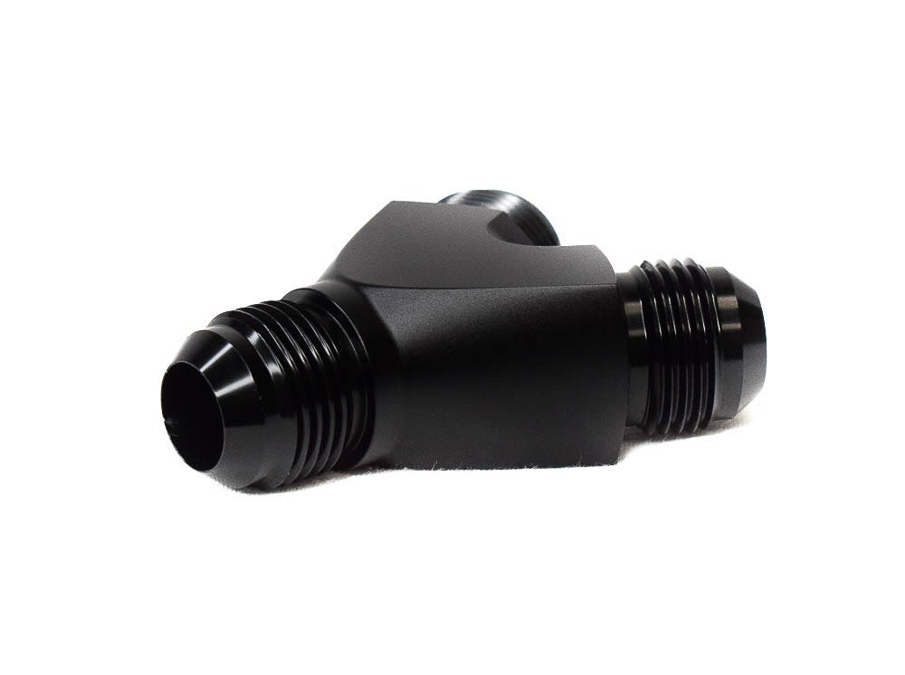BTR Y FITTING - SINGLE 10AN TO DUAL 10AN - BLACK - Y-10-210