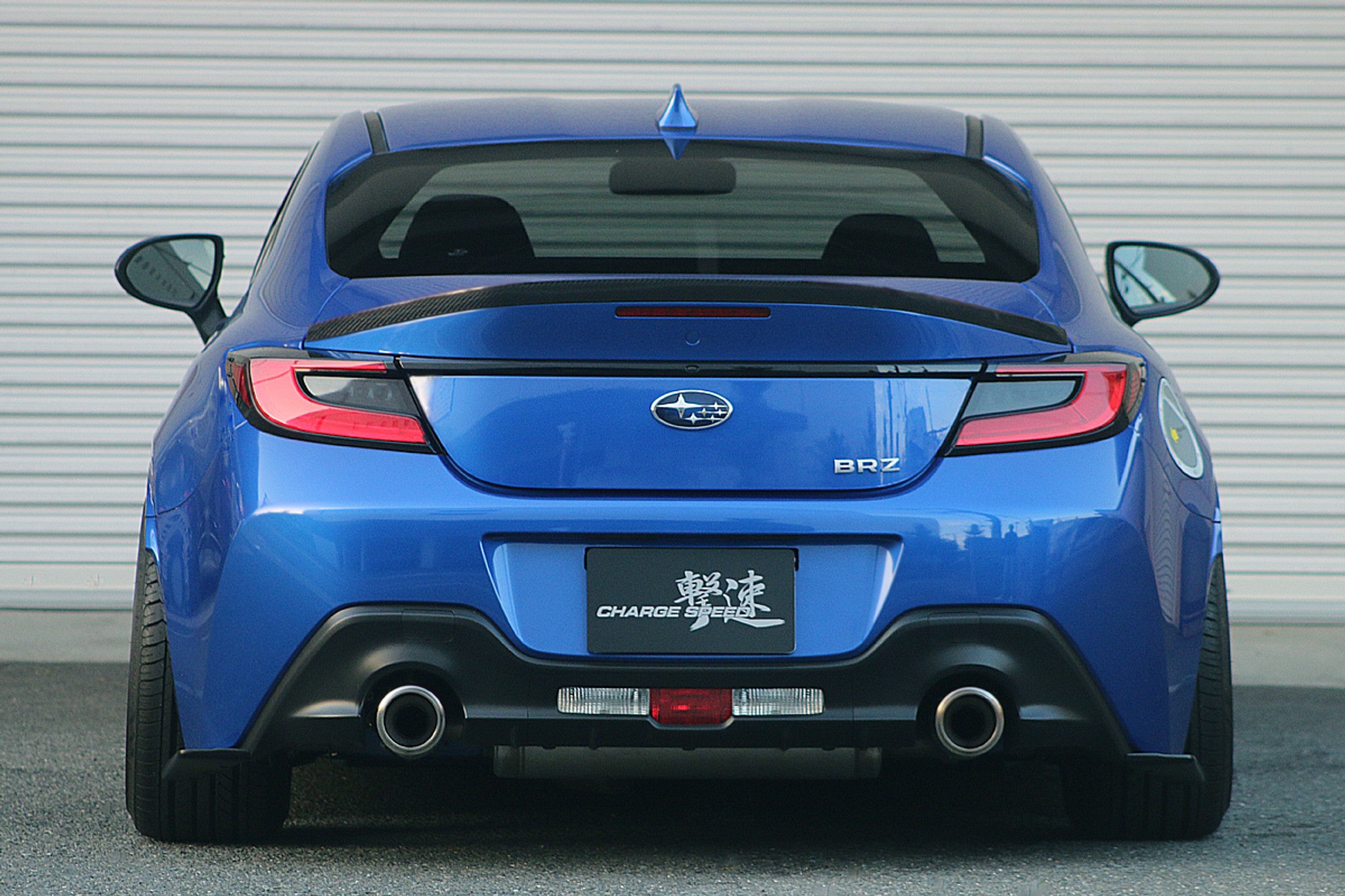 Charge Speed 2022-2026 Subaru BR-Z ZD8 & Toyota GR86 All Models Bottom Lines Type 2 Carbon Rear Caps (Pair)