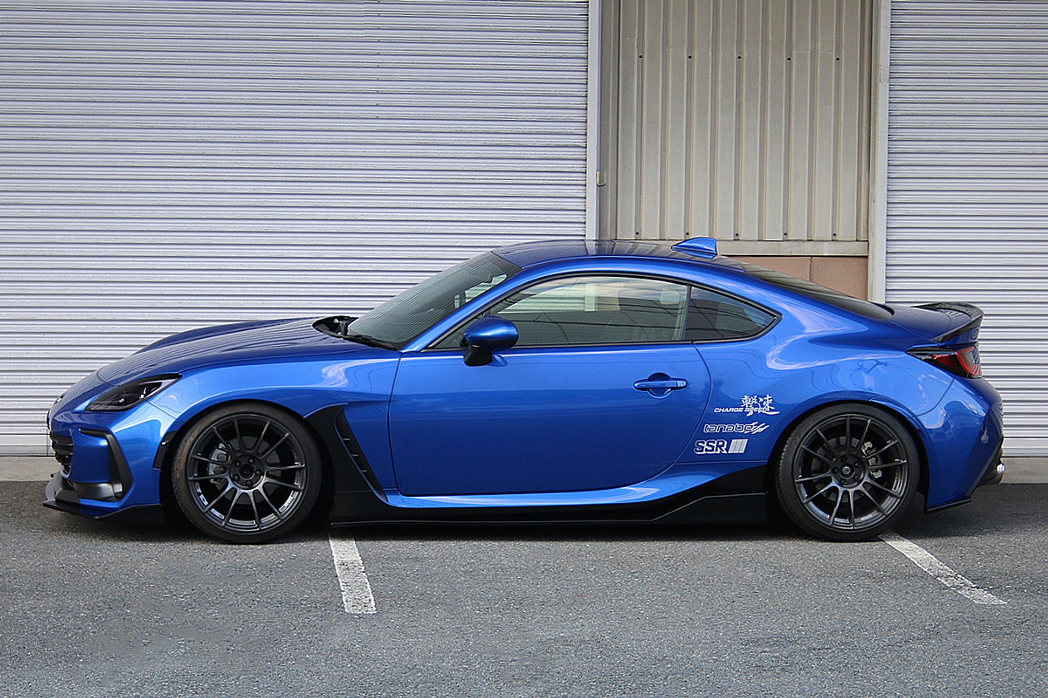 Charge Speed 2022-2026 Subaru BR-Z ZD8 & Toyota GR86 All Models Bottom Line Type 2 Carbon Side Skirts (Pair)