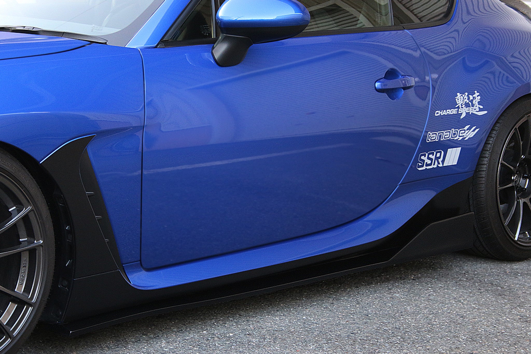 Charge Speed 2022-2026 Subaru BR-Z ZD8 & Toyota GR86 All Models Bottom Line Type 2 Carbon Side Skirts (Pair)