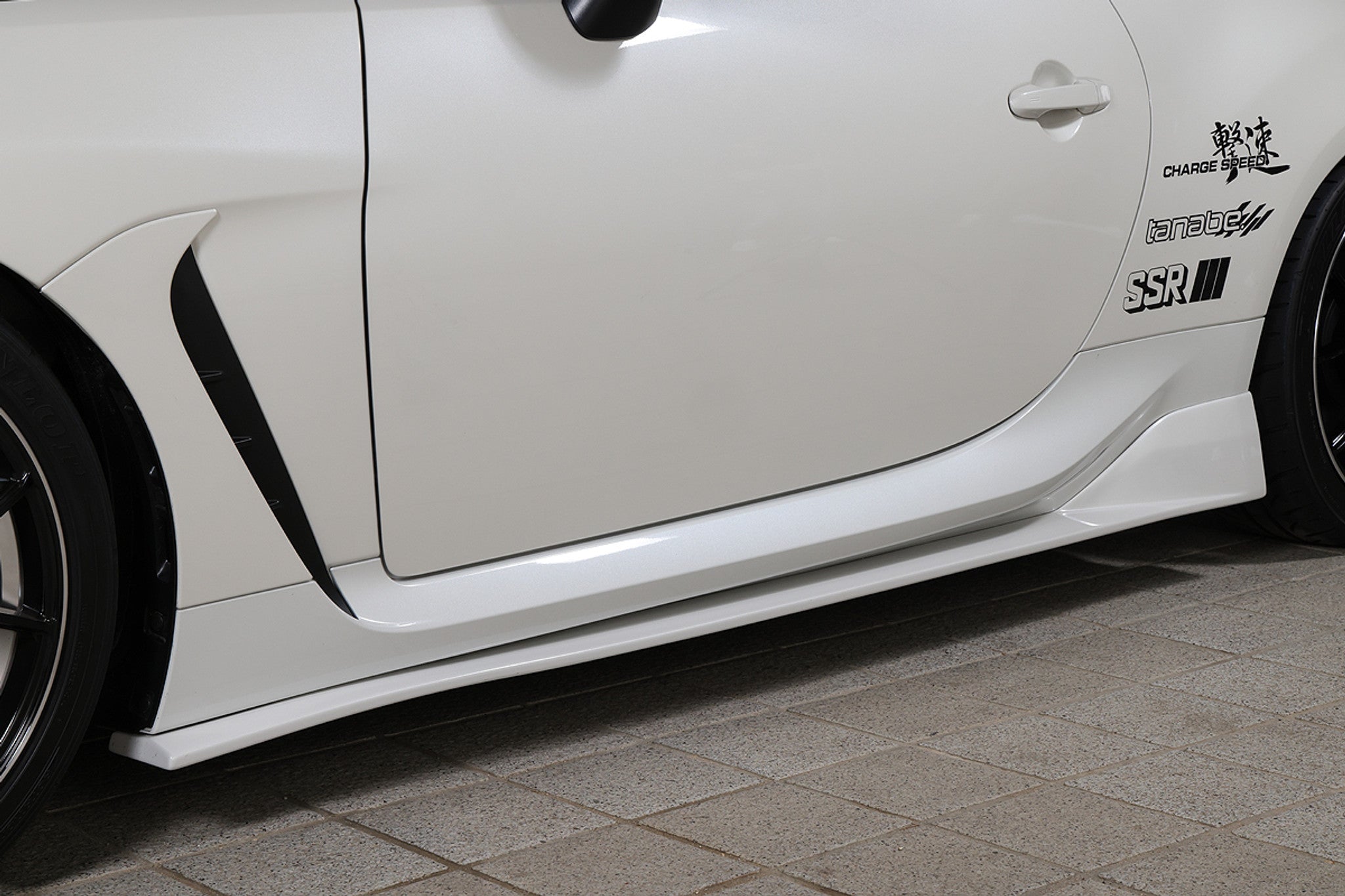 Charge Speed 2022-2026 Subaru BR-Z ZD8 & Toyota GR86 All Models Bottom Line Type 1 Carbon Side Skirts (Pair)