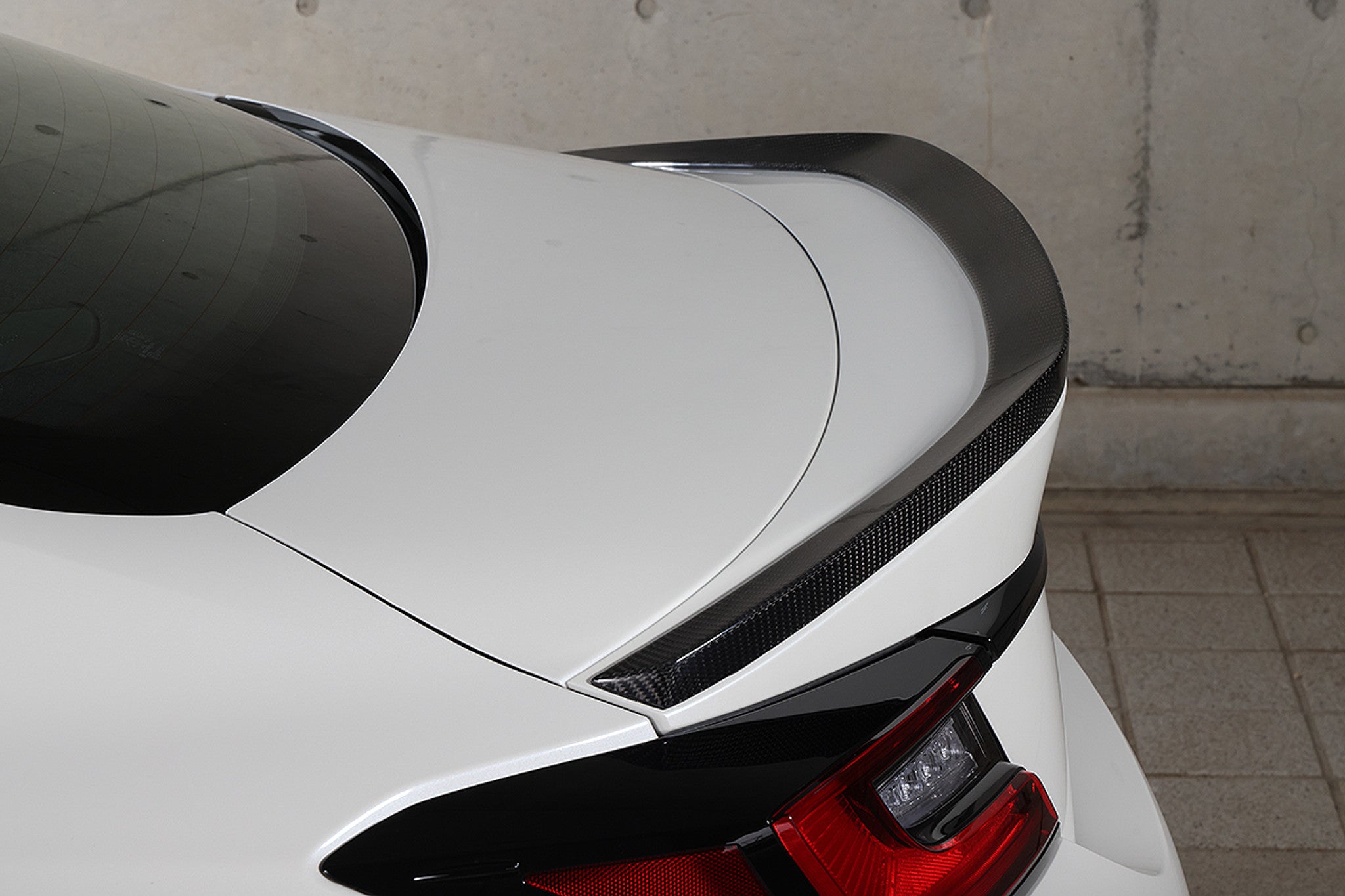 Charge Speed 2022-2026 Subaru BR-Z ZD8 & Toyota GR86 All Models JDM WEAVE Carbon Rear Lip Spoiler
