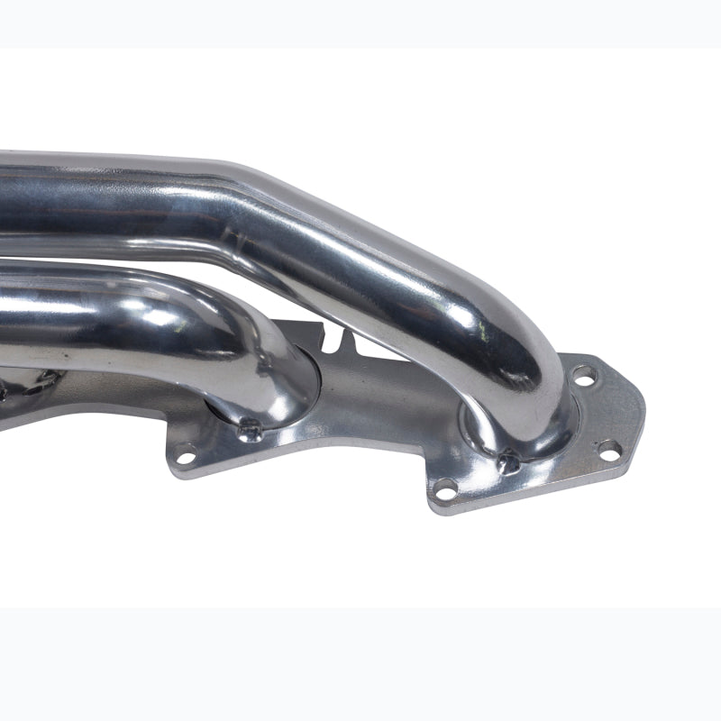 BBK 09-20 Dodge Challenger Hemi 5.7L shorty ceramic exhaust headers, silver finish, designed for improved performance and fitment.