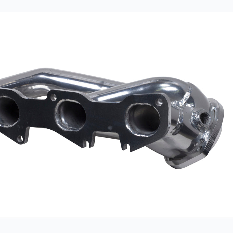 BBK 09-20 Dodge Challenger Hemi 5.7L shorty exhaust headers with silver ceramic coating, tuned length, 1-3/4 inch diameter.