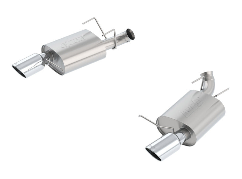 Borla exhaust rear section for 2013-2014 Mustang GT/Boss 302 5.0L V8 axle back single split Rr exit S-Type exhaust system