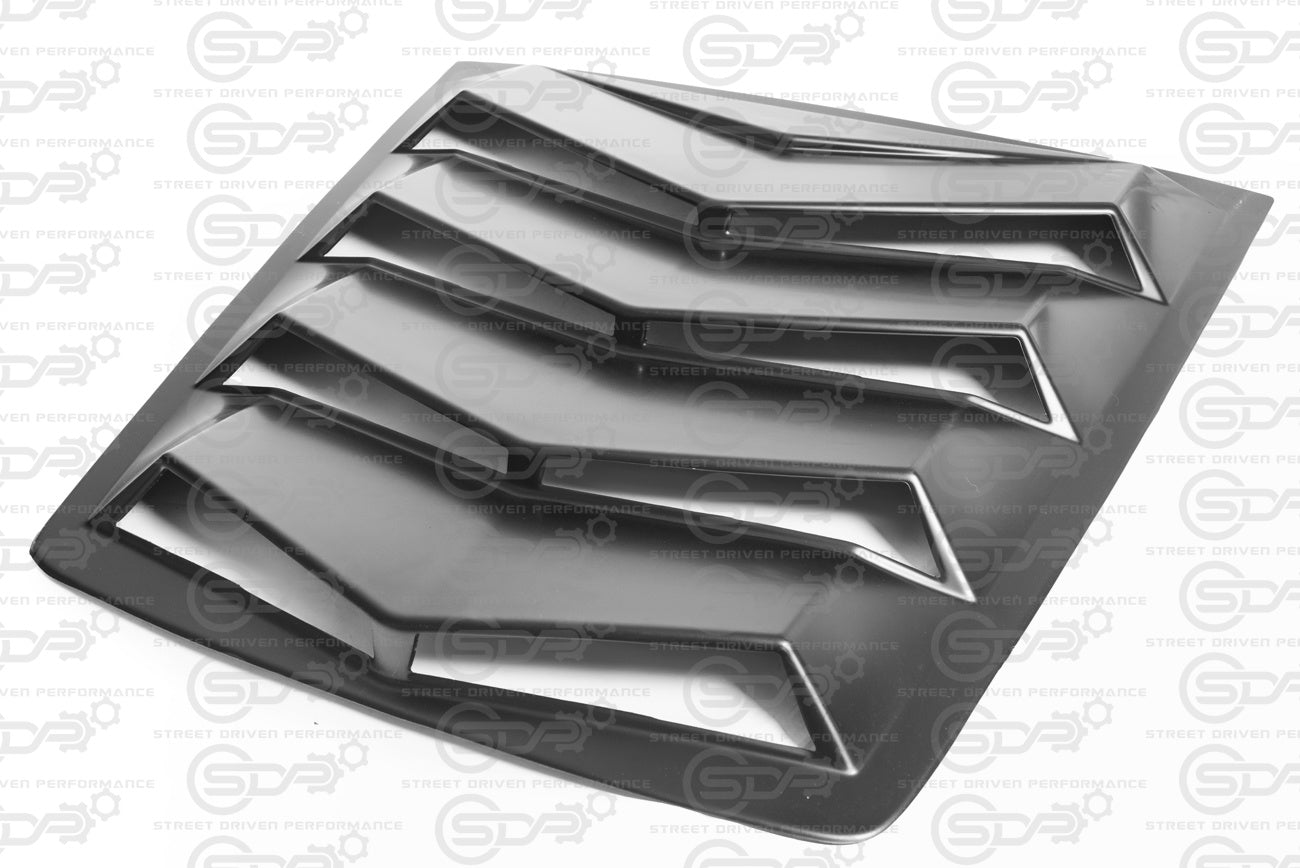 2014-2019 Corvette C7 COUPE Matte Black ABS Plastic Rear Window Louver Sun Shade Cover