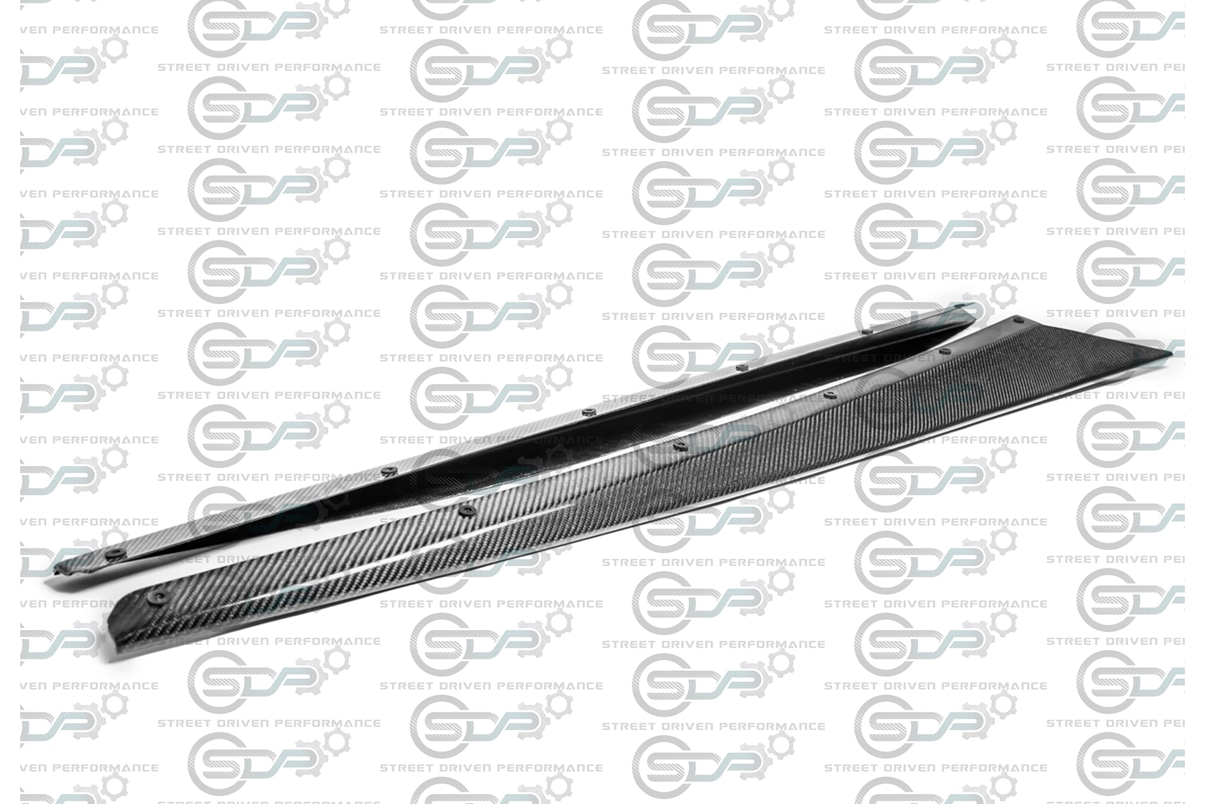 2020+ C8 Chevrolet Corvette Stingray & Z51 - "Z51 Style" Carbon Fiber Side Skirts Rocker Panel Ground Effects